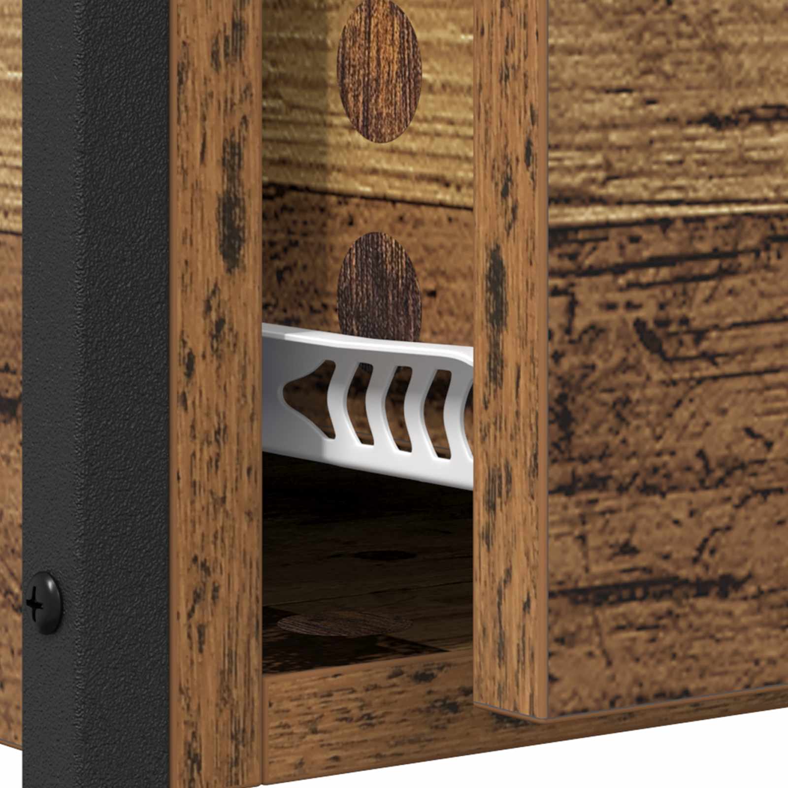 vidaXL Konsola Stare drewno 100 x 40 x 75 cm Materiał drewnopochodny