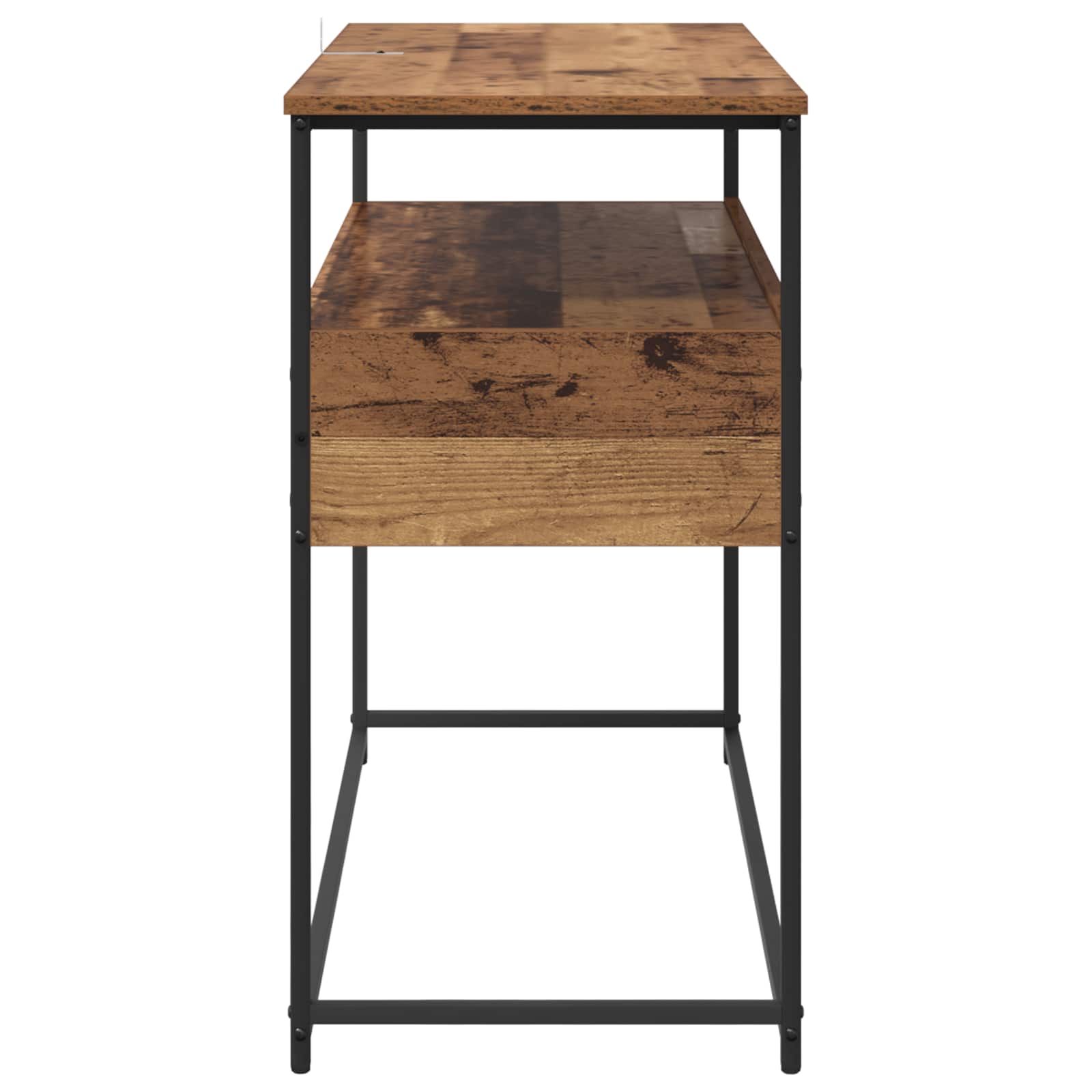 vidaXL Konsola Stare drewno 100 x 40 x 75 cm Materiał drewnopochodny
