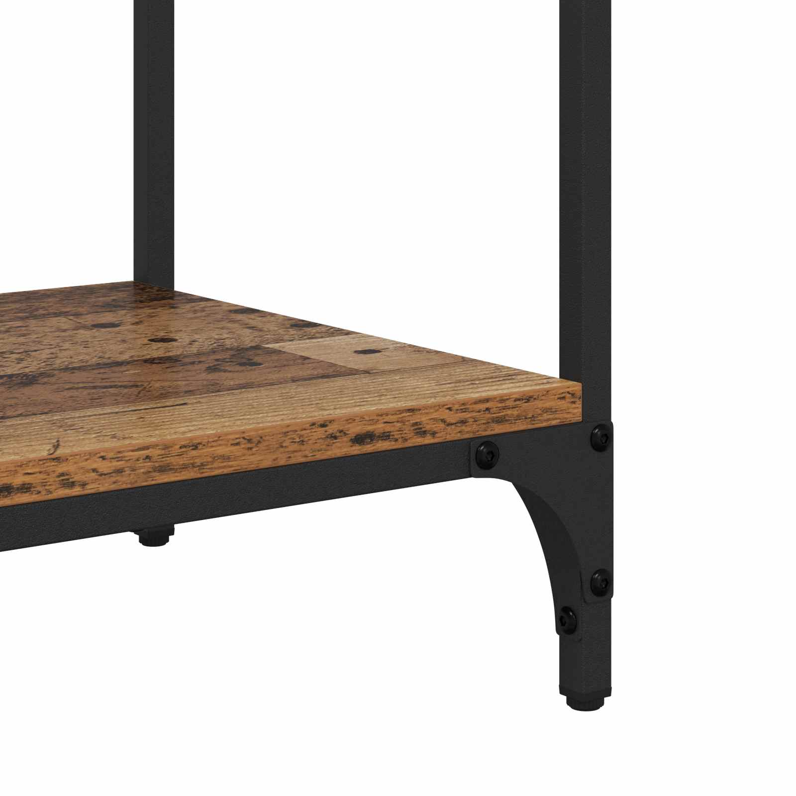 vidaXL Konsola Stare drewno 100 x 34,5 x 75 cm Materiał drewnopochodny