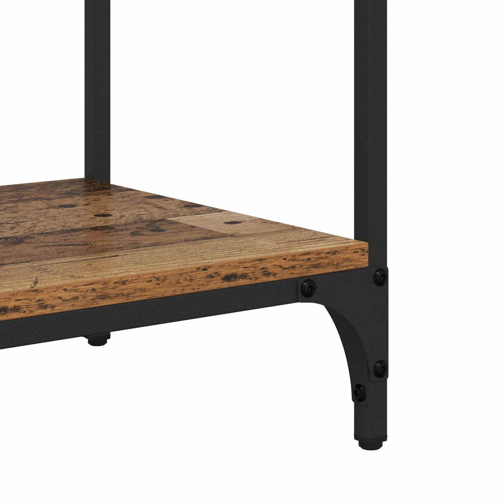 vidaXL Konsola Stare drewno 75 x 34,5 x 75 cm Materiał drewnopochodny