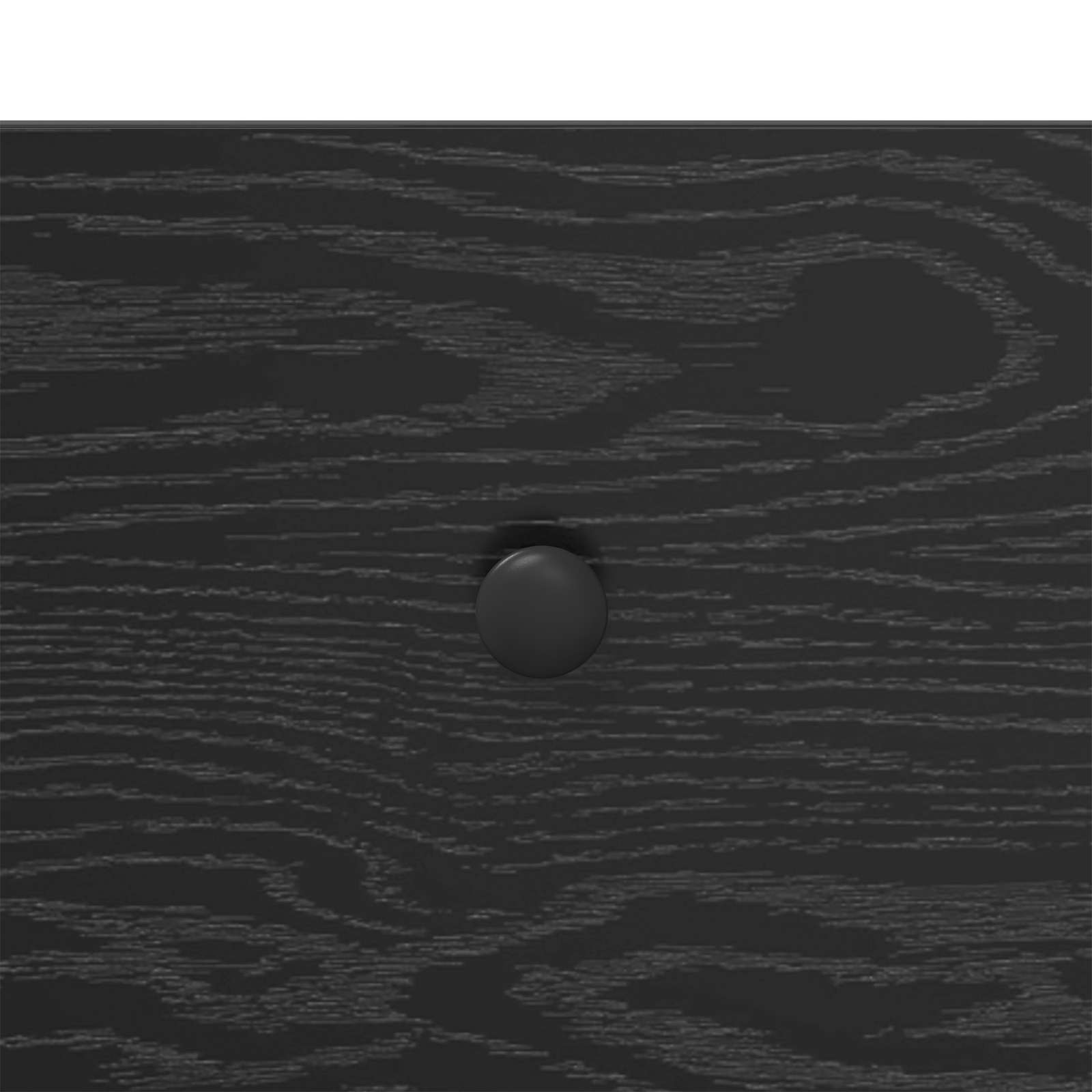 vidaXL Konsola Czarny Dąb 75 x 34,5 x 75 cm Materiał drewnopochodny