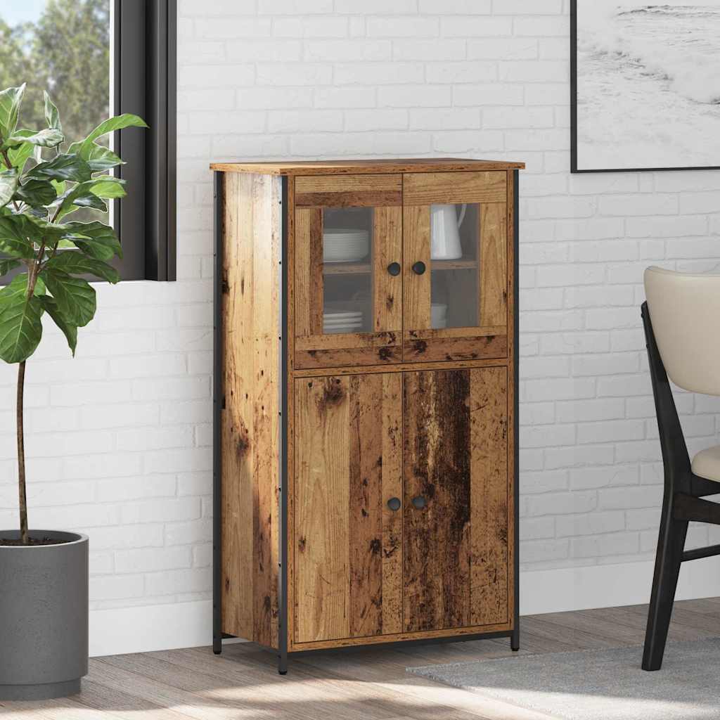 vidaXL Highboard Stare drewno 62 x 32 x 106,5 cm