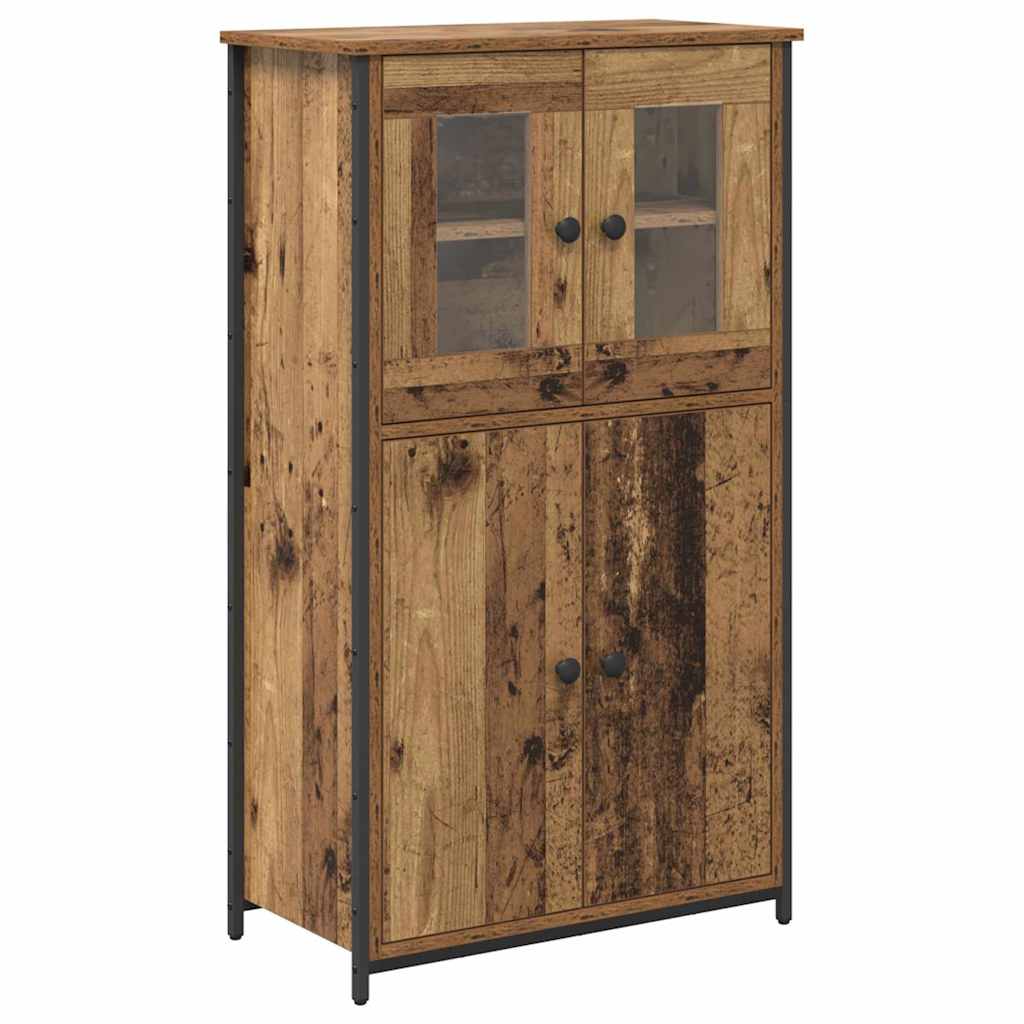 vidaXL Highboard Stare drewno 62 x 32 x 106,5 cm