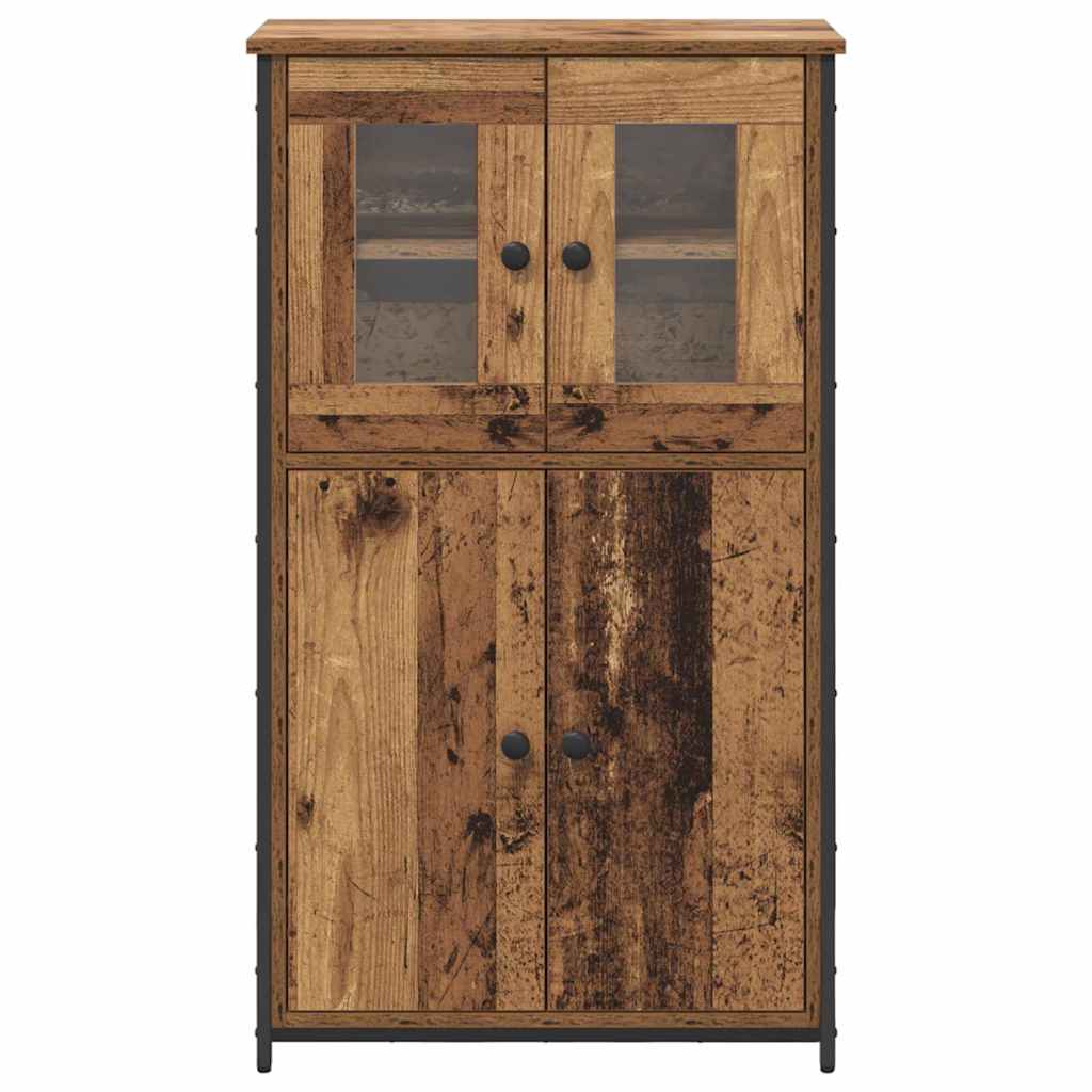 vidaXL Highboard Stare drewno 62 x 32 x 106,5 cm