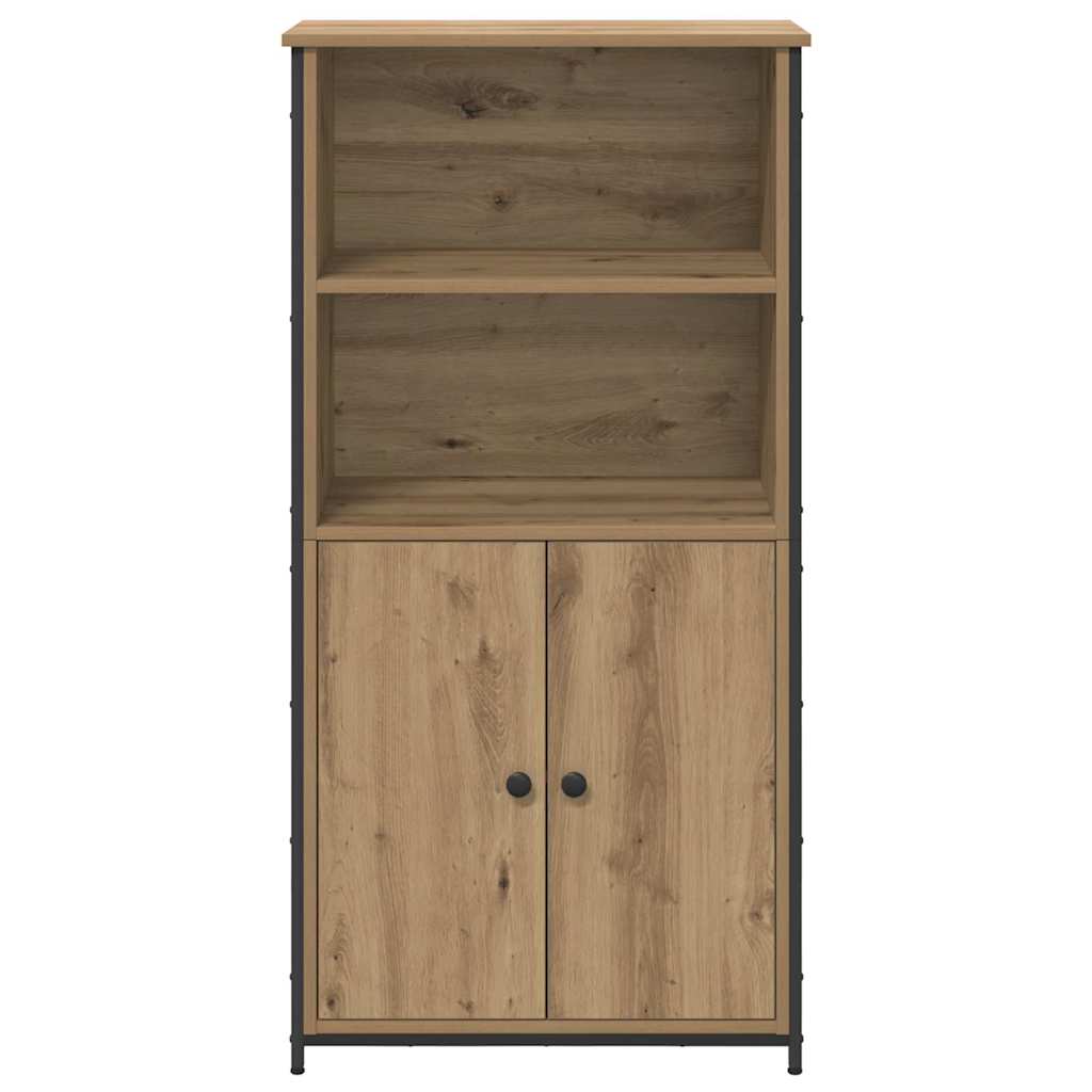 vidaXL Highboard Dąb rzemieślniczy 62 x 36 x 121,5 cm