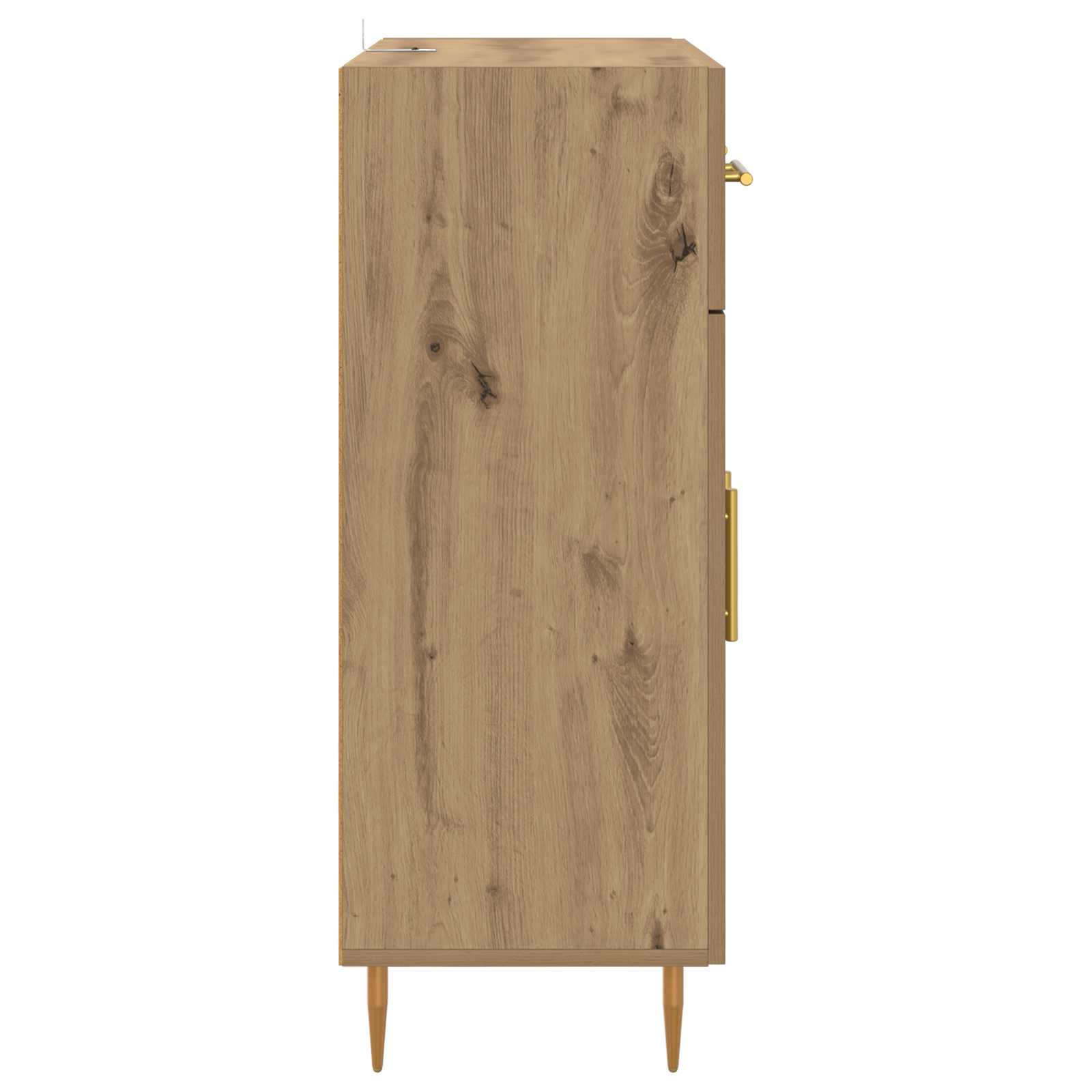 vidaXL Bufet z szufladą Dąb rzemieślniczy 69,5 x 34 x 90 cm