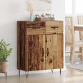 vidaXL Bufet Stare drewno 69,5 x 34 x 90 cm Materiał drewnopochodny