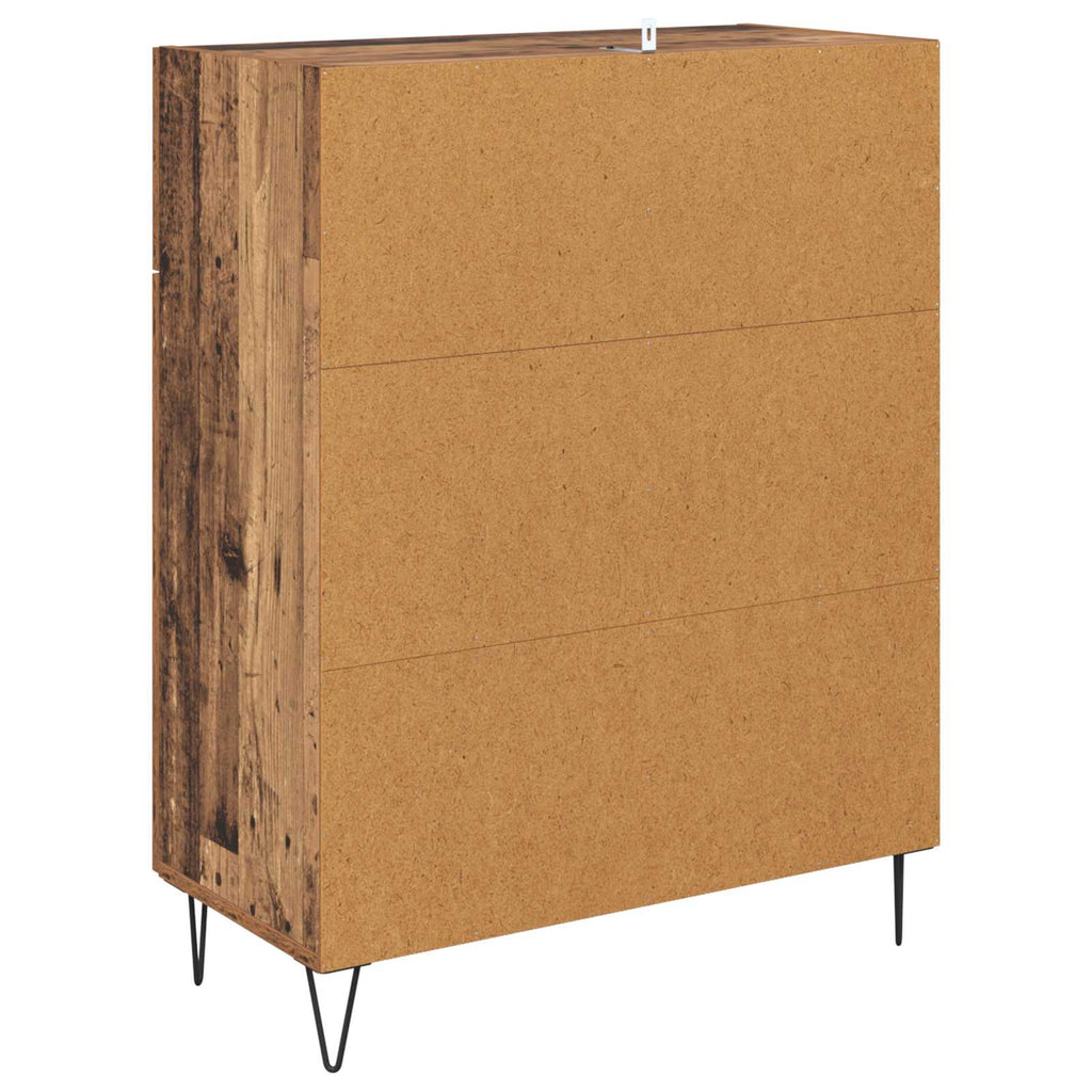 vidaXL Bufet Stare drewno 69,5 x 34 x 90 cm Materiał drewnopochodny