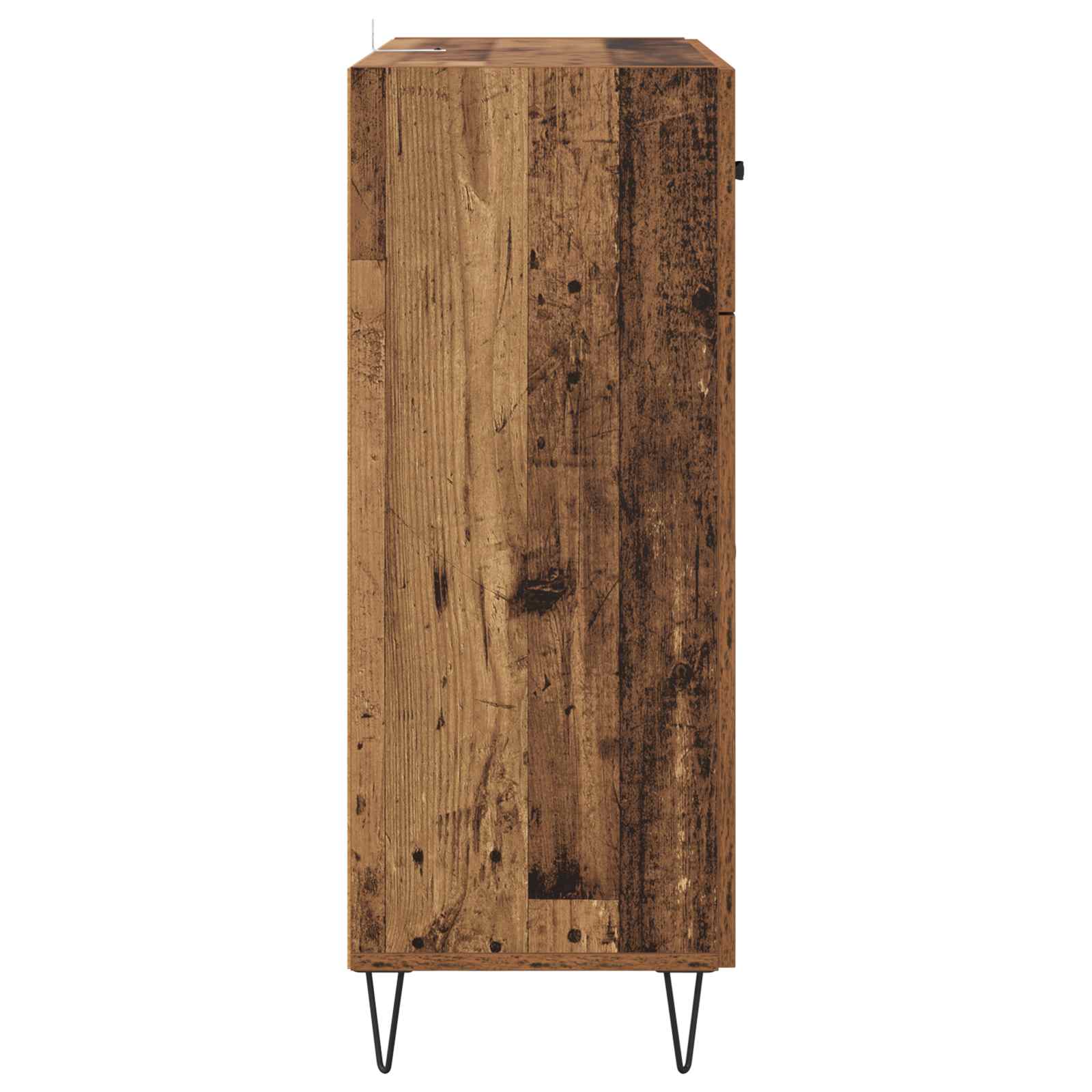 vidaXL Bufet Stare drewno 69,5 x 34 x 90 cm Materiał drewnopochodny