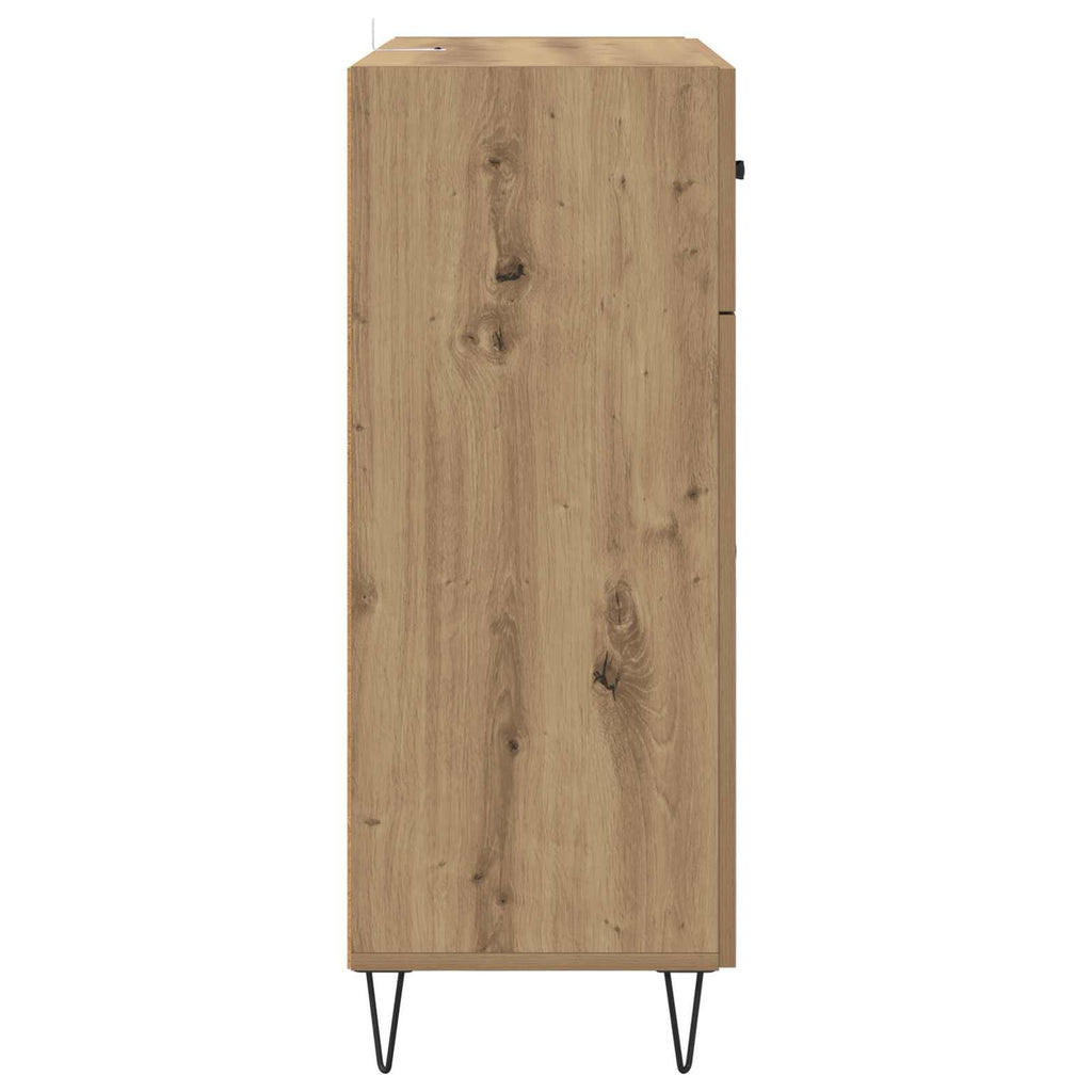 vidaXL Bufet z szufladą Dąb rzemieślniczy 69,5 x 34 x 90 cm