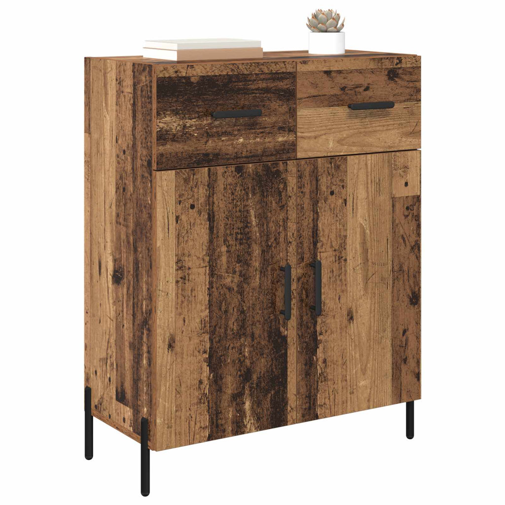 vidaXL Bufet Stare drewno 69,5 x 34 x 90 cm Materiał drewnopochodny
