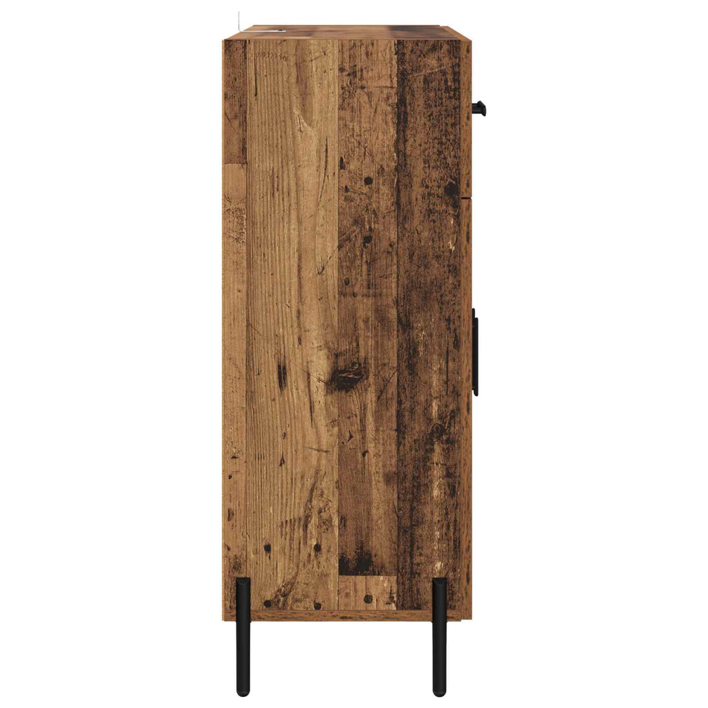 vidaXL Bufet Stare drewno 69,5 x 34 x 90 cm Materiał drewnopochodny