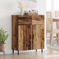 vidaXL Bufet Stare drewno 69,5 x 34 x 90 cm Materiał drewnopochodny