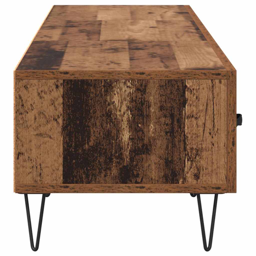 vidaXL Szafka pod telewizor z szufladą Stare drewno 150 x 36 x 30 cm