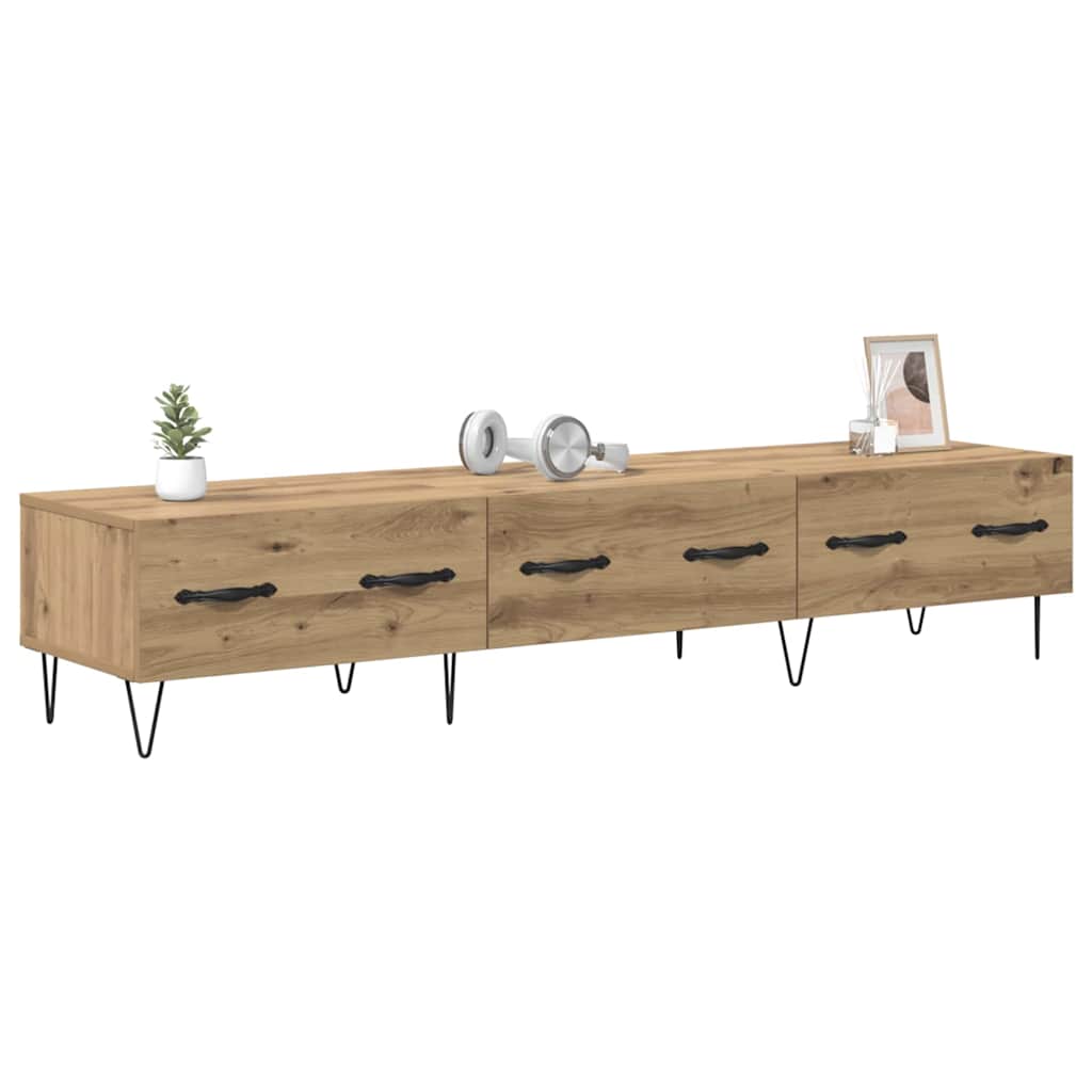 vidaXL Szafka pod telewizor z szufladą dąb artisan 150 x 36 x 30 cm