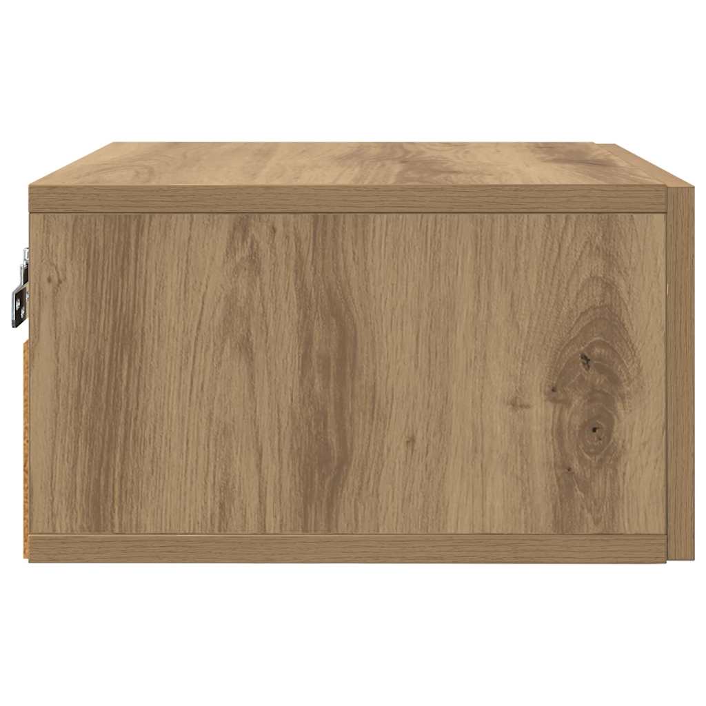vidaXL Szafka Nocna z szufladą 2 pcs dąb artisan 35 x 35 x 20 cm