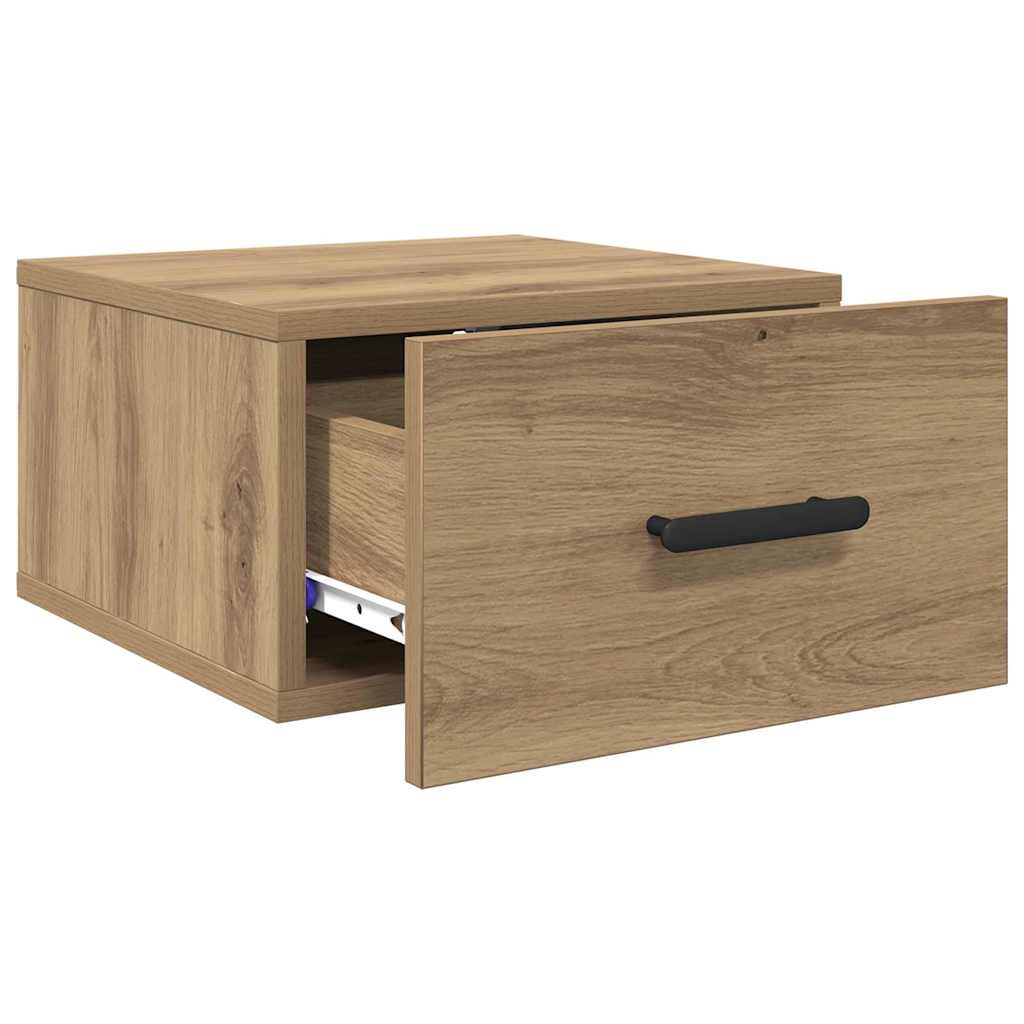vidaXL Szafka Nocna 2 pcs Dąb rzemieślniczy 35 x 35 x 20 cm