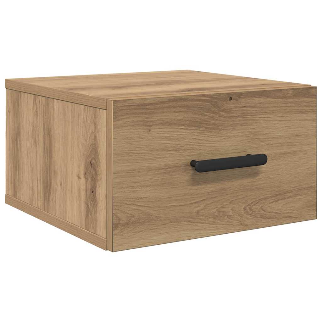 vidaXL Szafka Nocna 2 pcs Dąb rzemieślniczy 35 x 35 x 20 cm