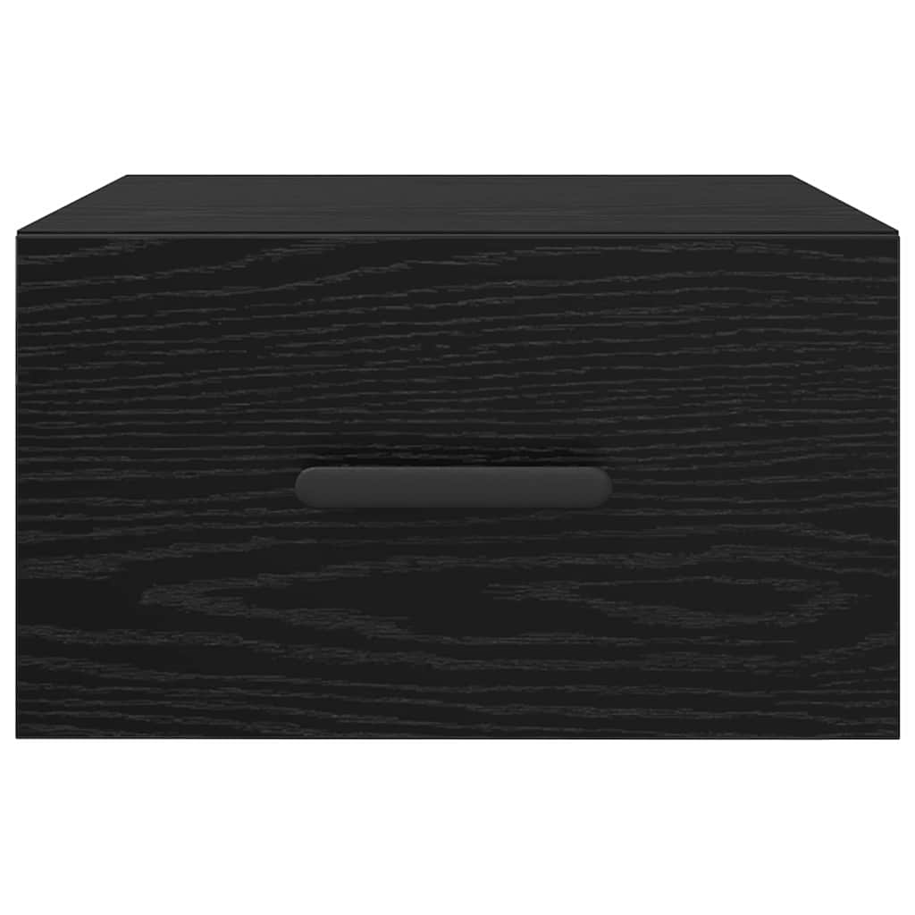 vidaXL Szafka Nocna Czarny Dąb 35 x 35 x 20 cm Materiał drewnopochodny