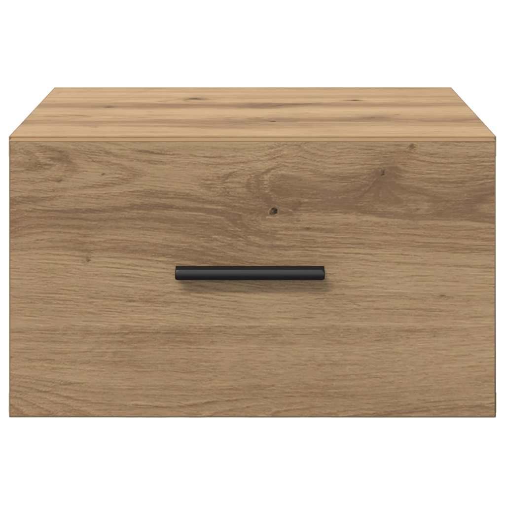 vidaXL Szafka Nocna z szufladą 2 pcs dąb artisan 35 x 35 x 20 cm