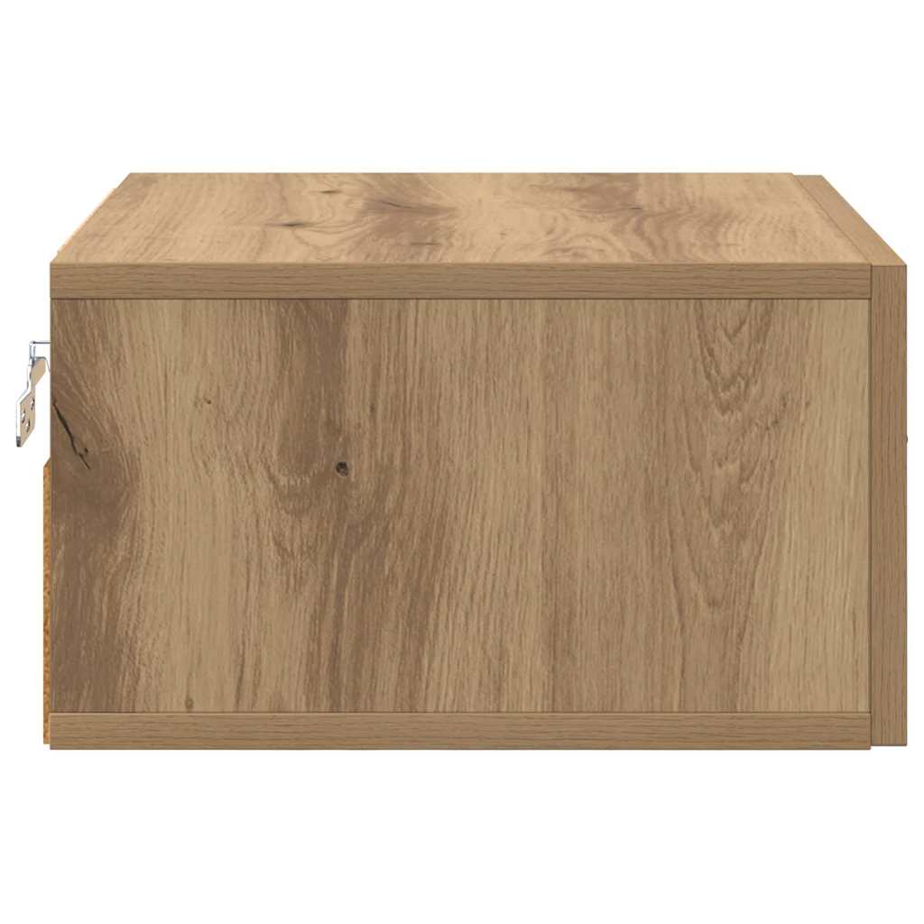 vidaXL Szafka Nocna z szufladą 2 pcs dąb artisan 35 x 35 x 20 cm