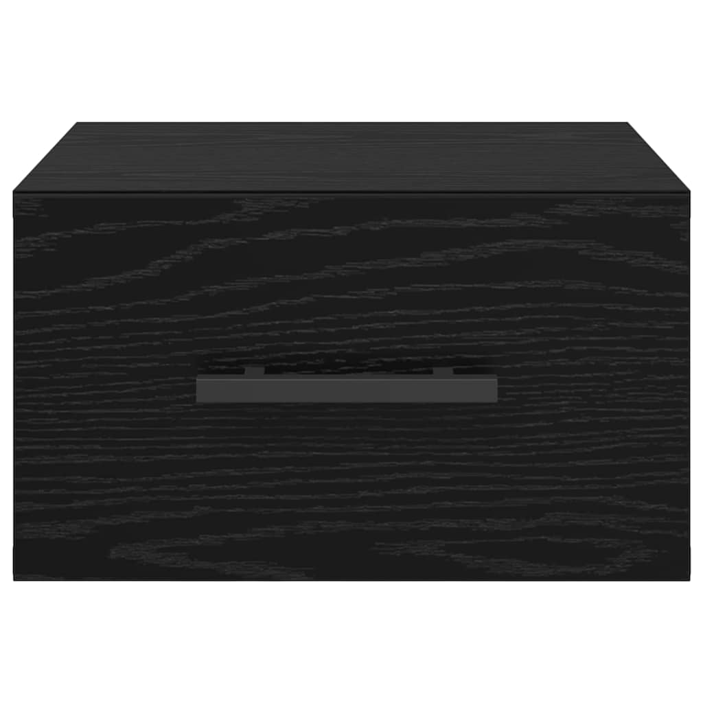 vidaXL Szafka Nocna Czarny dąb 35 x 35 x 20 cm Materiał drewnopochodny