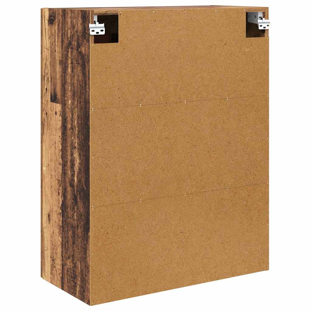 vidaXL Szafka wisząca Stare drewno 69,5 x 34 x 90 cm