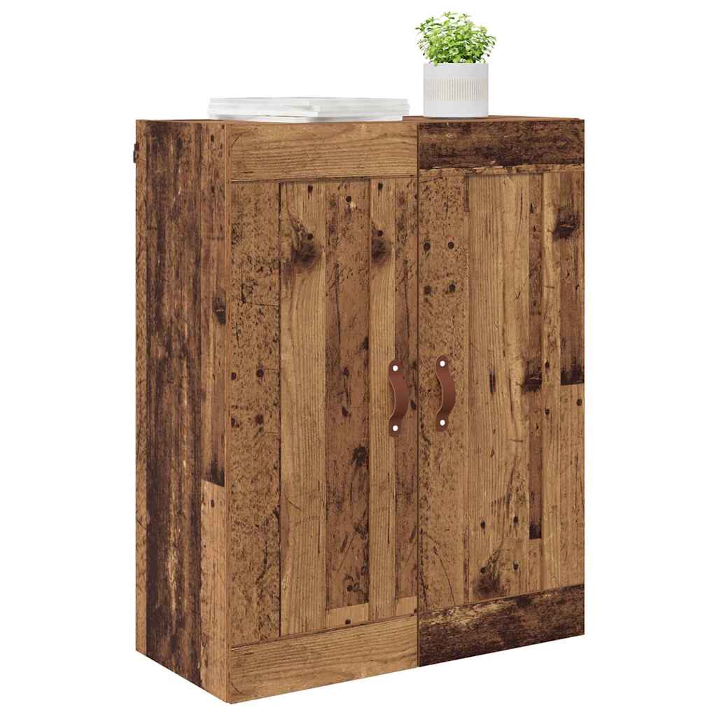 vidaXL Szafka wisząca Stare drewno 69,5 x 34 x 90 cm