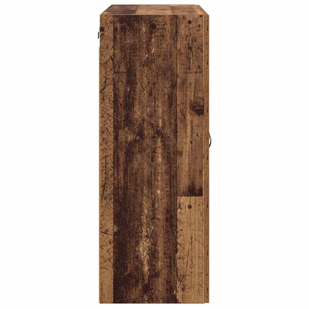 vidaXL Szafka wisząca Stare drewno 69,5 x 34 x 90 cm