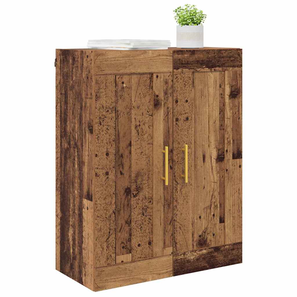 vidaXL Szafka wisząca Stare drewno 69,5 x 34 x 90 cm