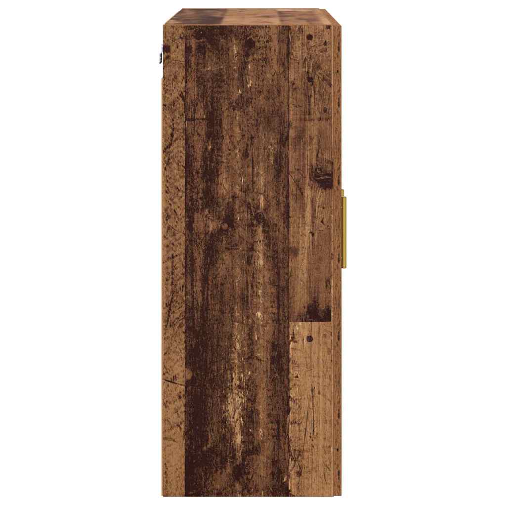 vidaXL Szafka wisząca Stare drewno 69,5 x 34 x 90 cm