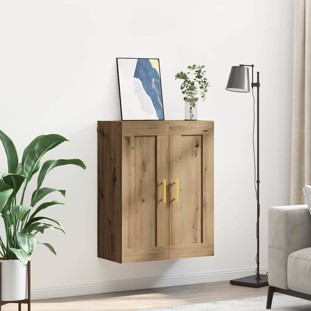 vidaXL Szafka wisząca Dąb rzemieślniczy 69,5 x 34 x 90 cm