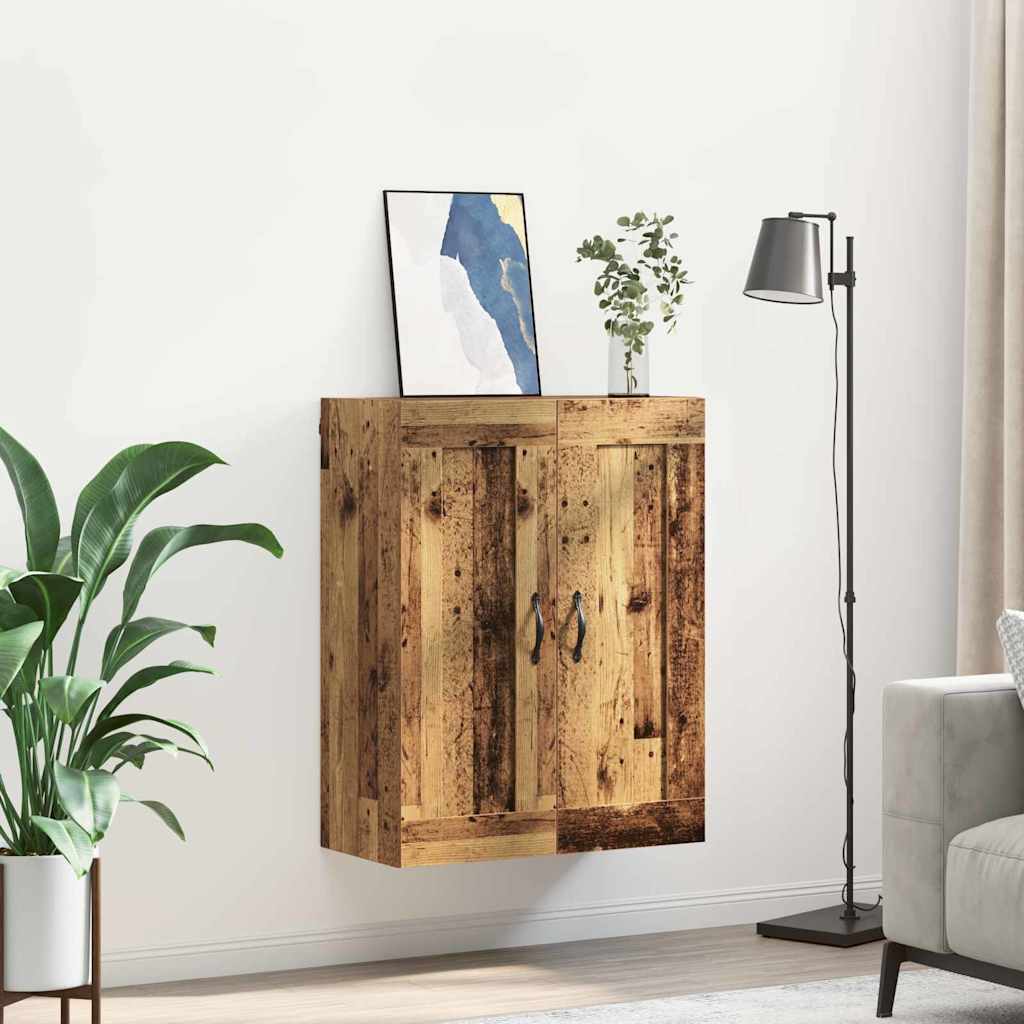 vidaXL Szafka wisząca Stare drewno 69,5 x 34 x 90 cm