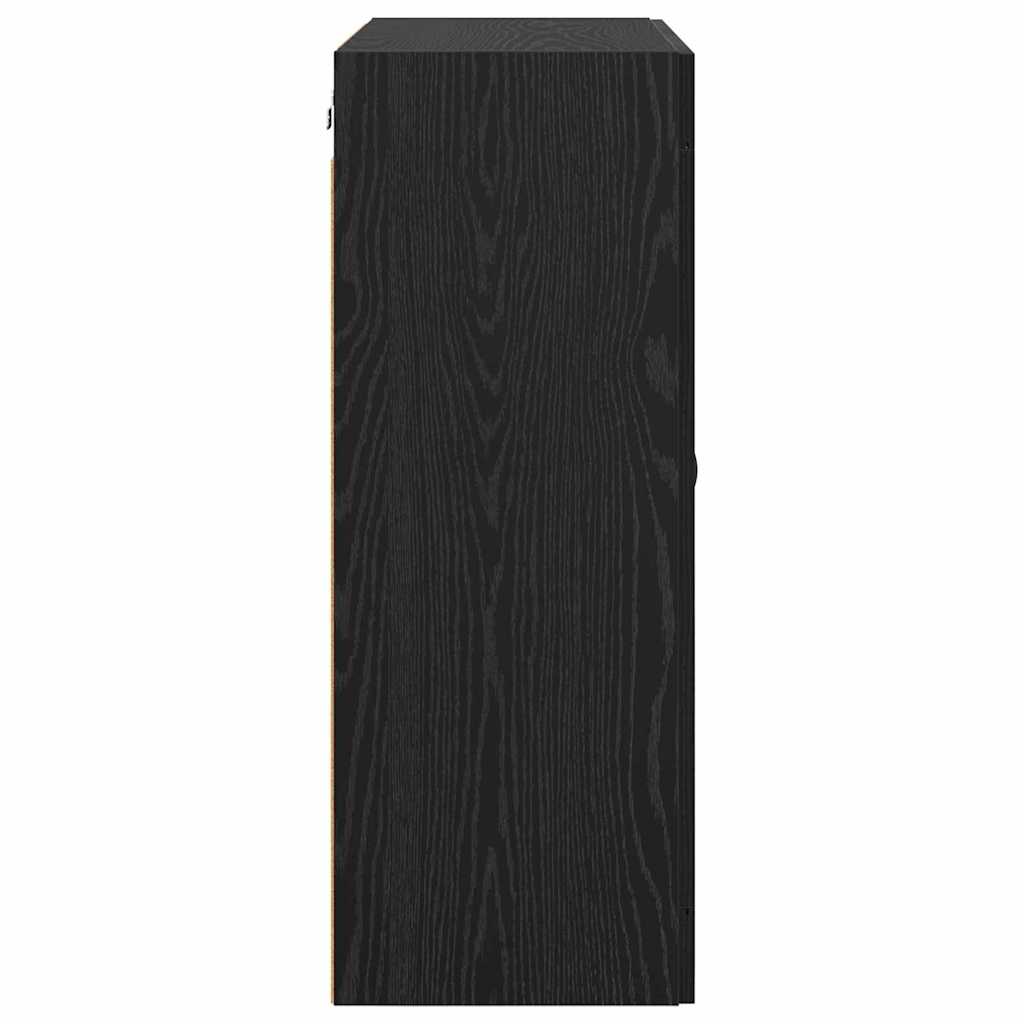 vidaXL Szafka wisząca Czarny Dąb 69,5 x 34 x 90 cm