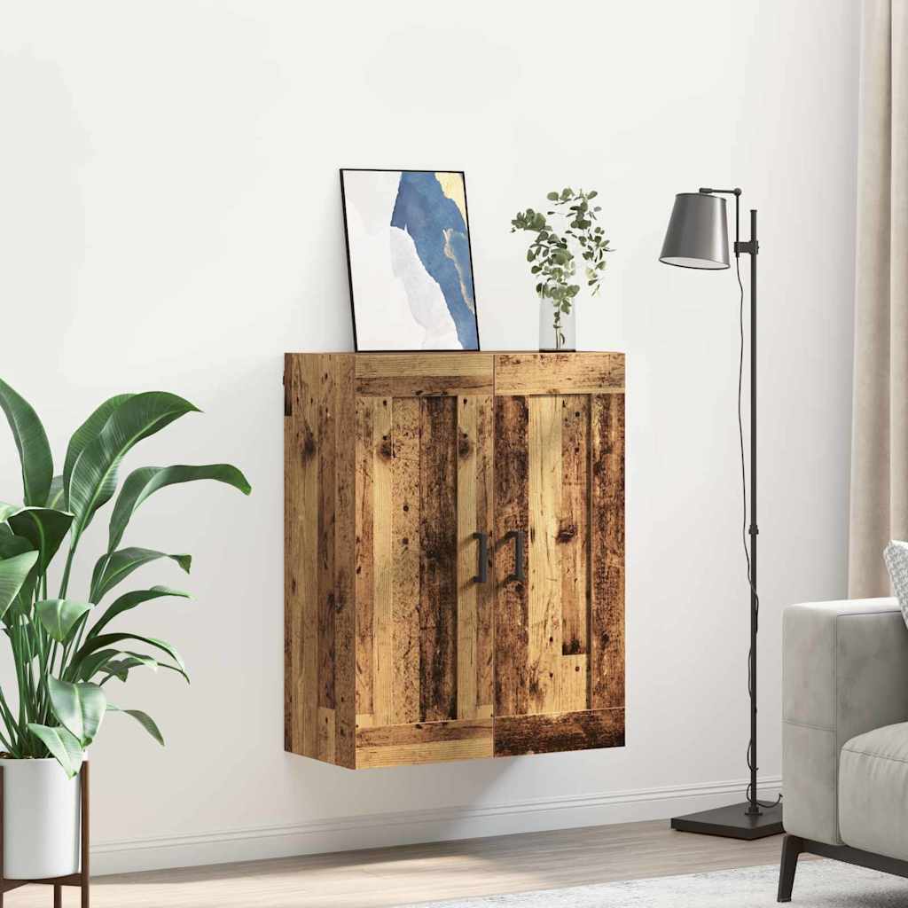vidaXL Szafka wisząca Stare drewno 69,5 x 34 x 90 cm