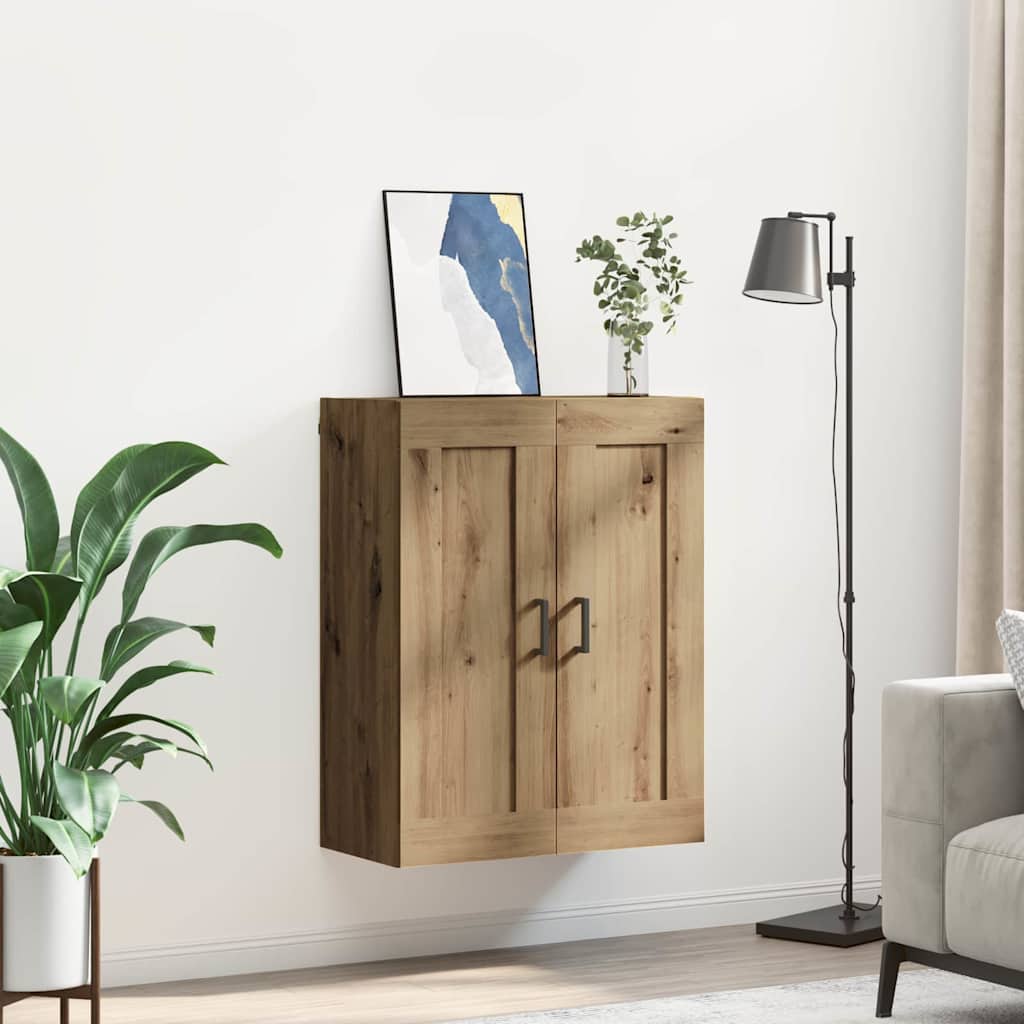 vidaXL Szafka wisząca Dąb rzemieślniczy 69,5 x 34 x 90 cm