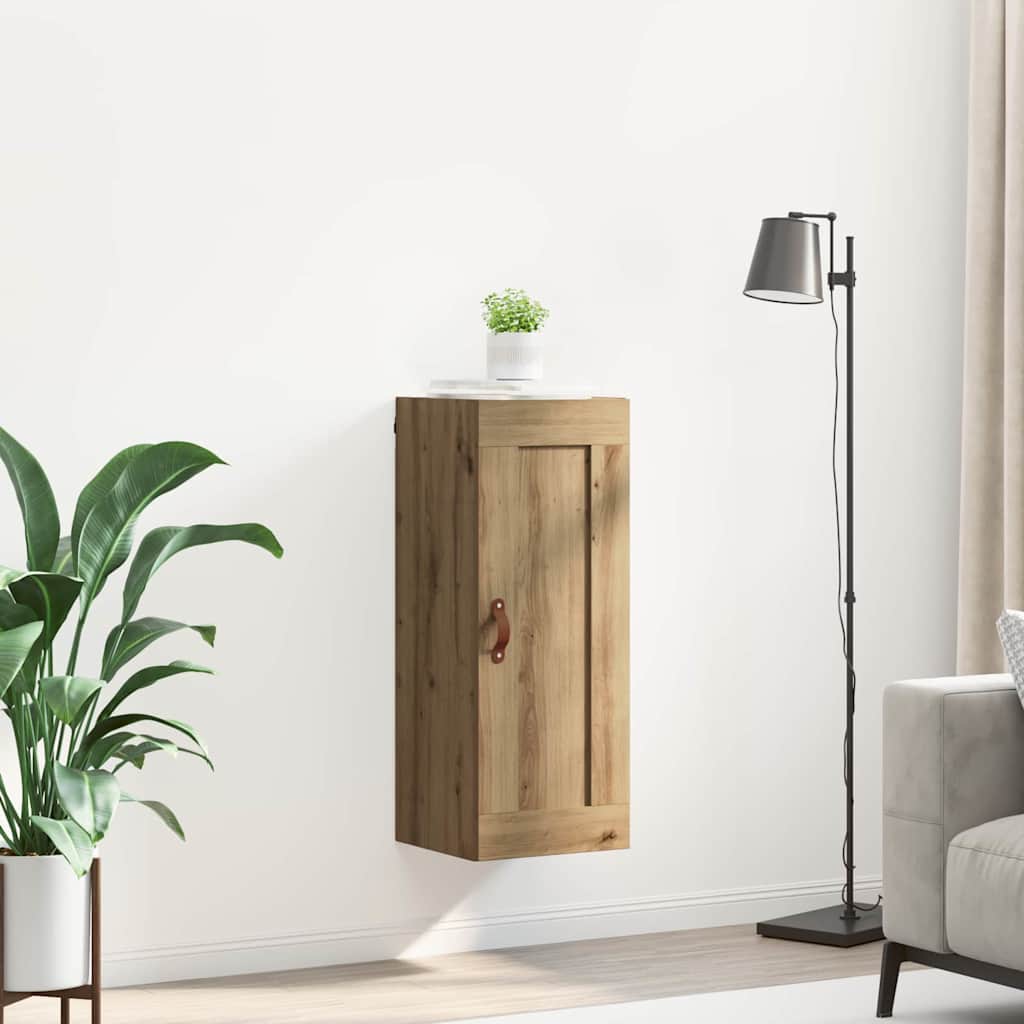 vidaXL Szafka wisząca Dąb rzemieślniczy 34,5 x 34 x 90 cm