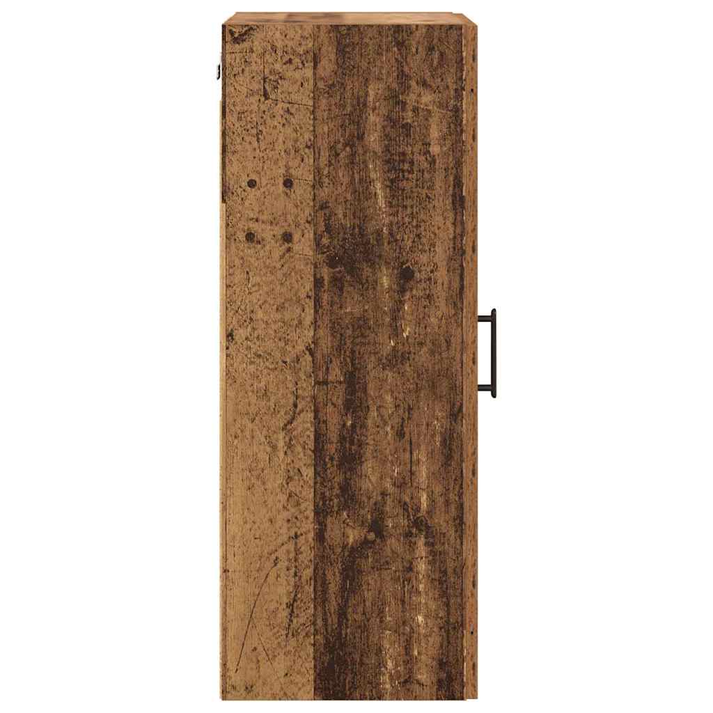 vidaXL Szafka wisząca Stare drewno 34,5 x 34 x 90 cm