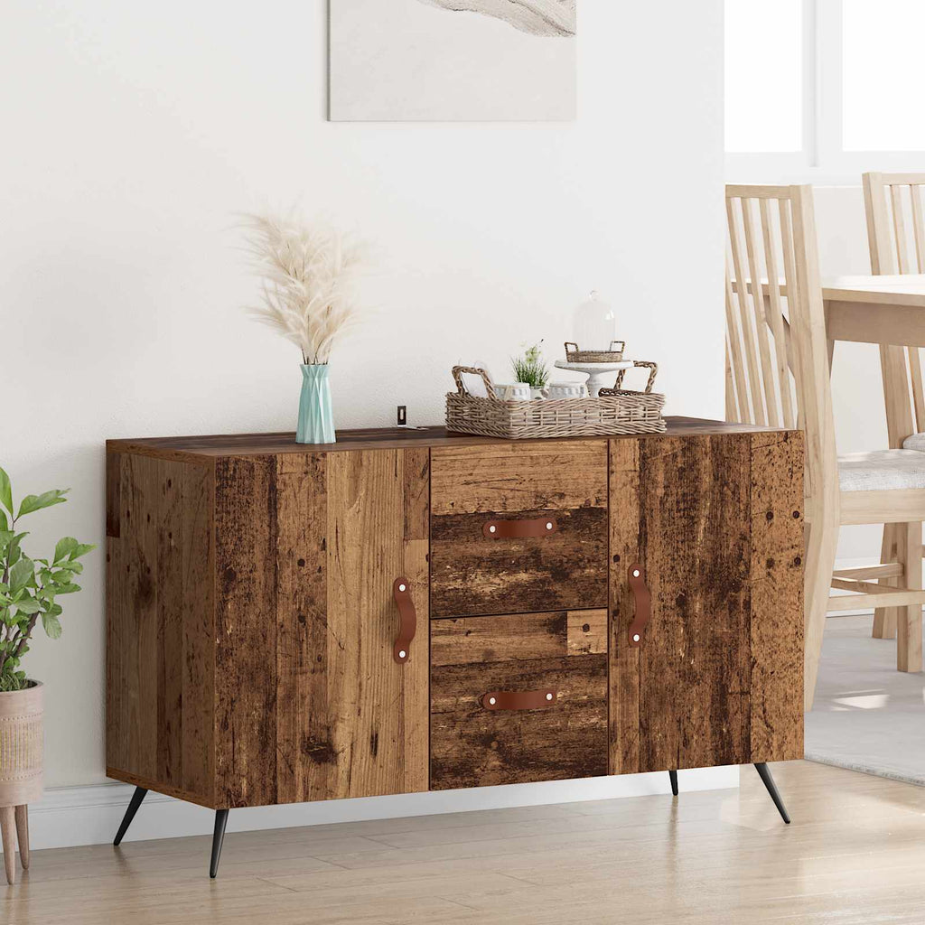 vidaXL Bufet Stare drewno 100 x 36 x 60 cm Materiał drewnopochodny