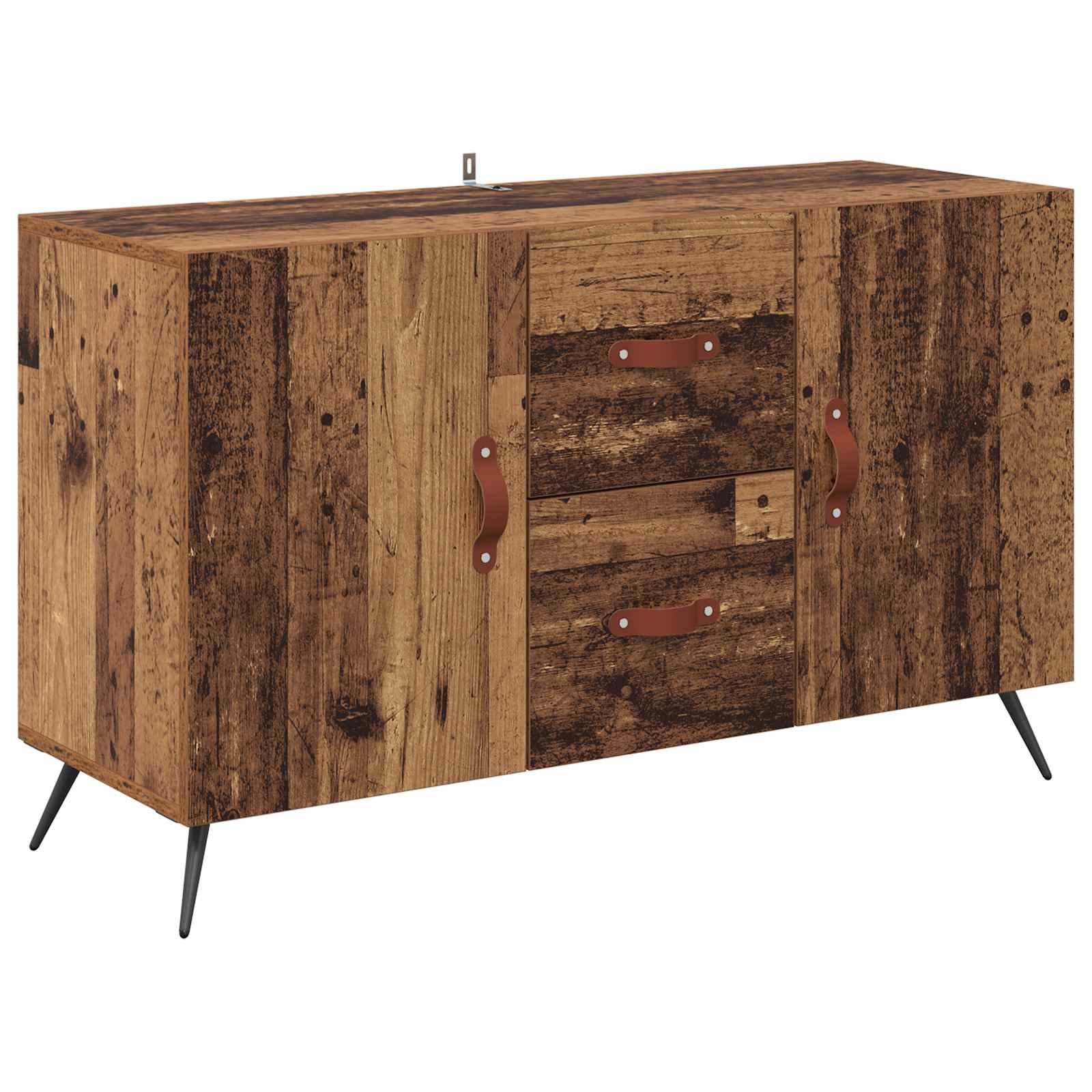 vidaXL Bufet Stare drewno 100 x 36 x 60 cm Materiał drewnopochodny