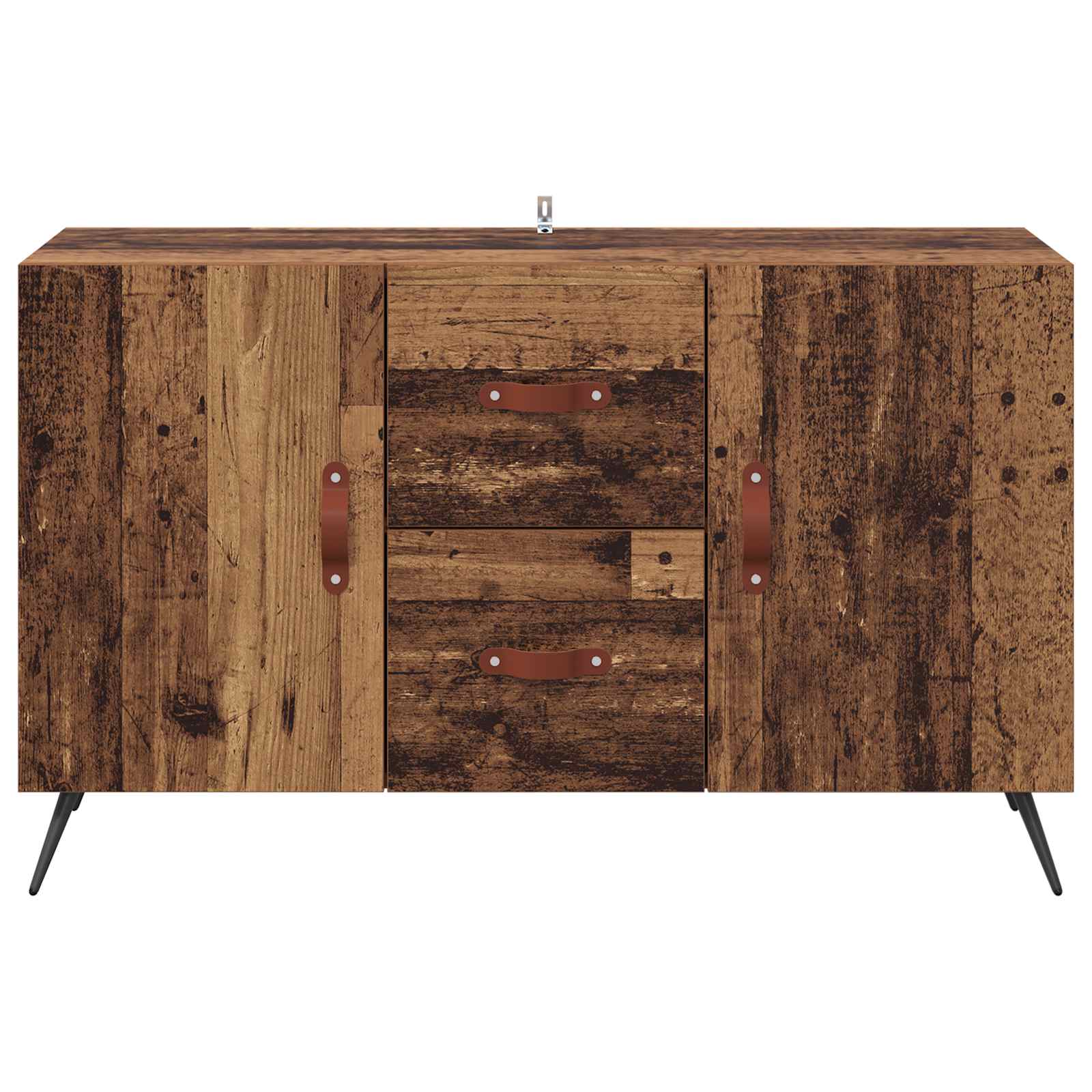 vidaXL Bufet Stare drewno 100 x 36 x 60 cm Materiał drewnopochodny