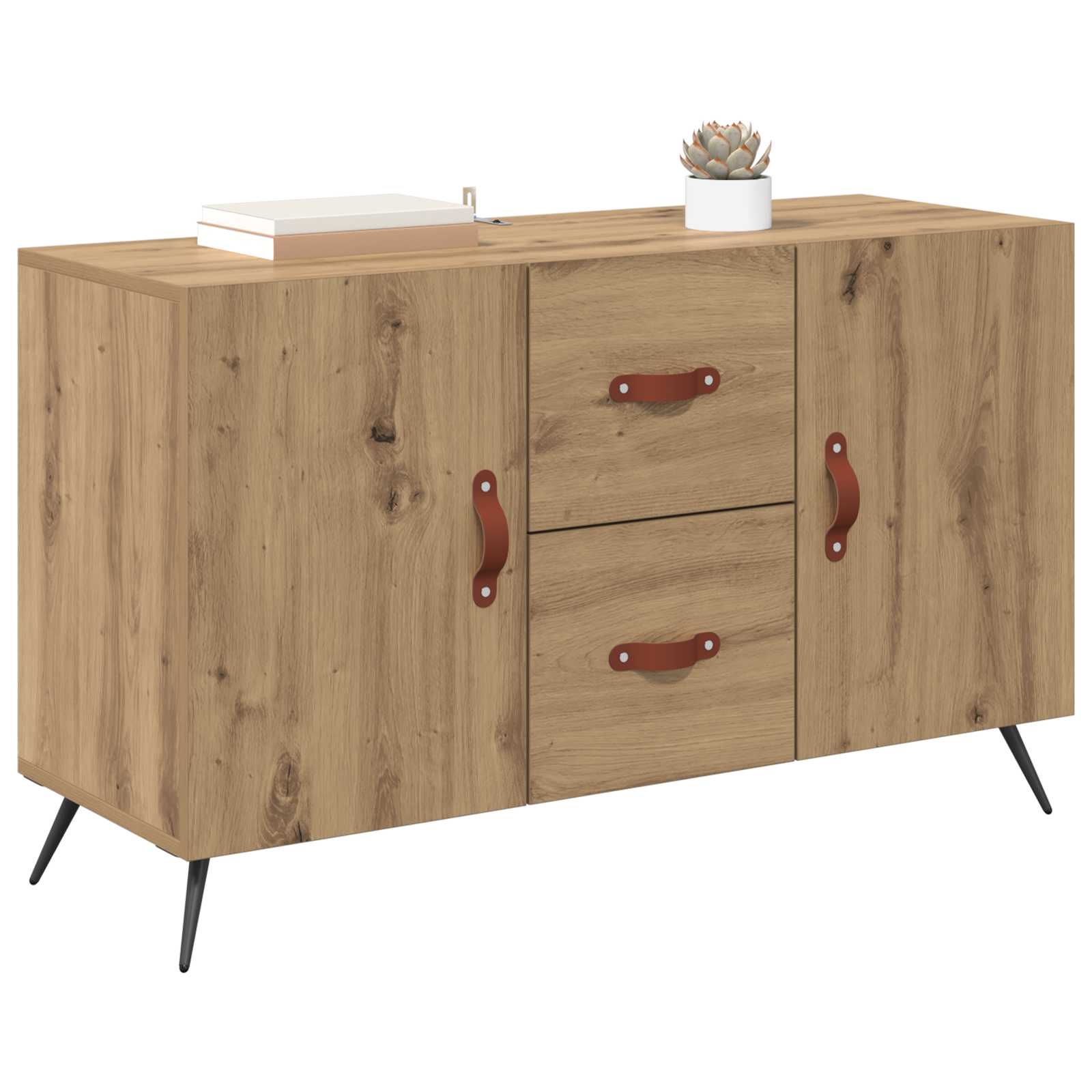 vidaXL Bufet z szufladą Dąb rzemieślniczy 100 x 36 x 60 cm