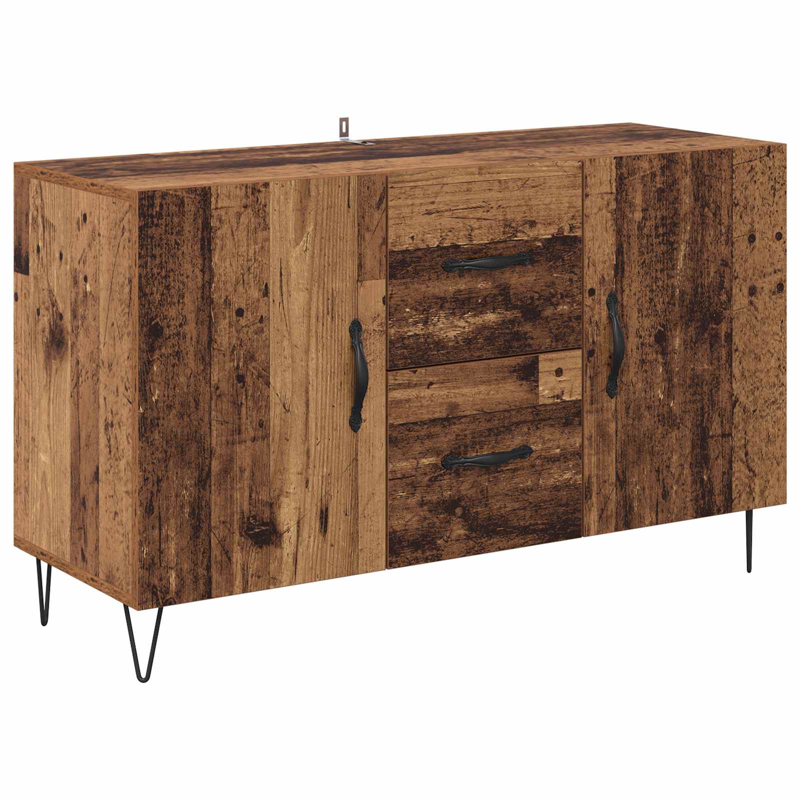 vidaXL Bufet Stare drewno 100 x 36 x 60 cm Materiał drewnopochodny