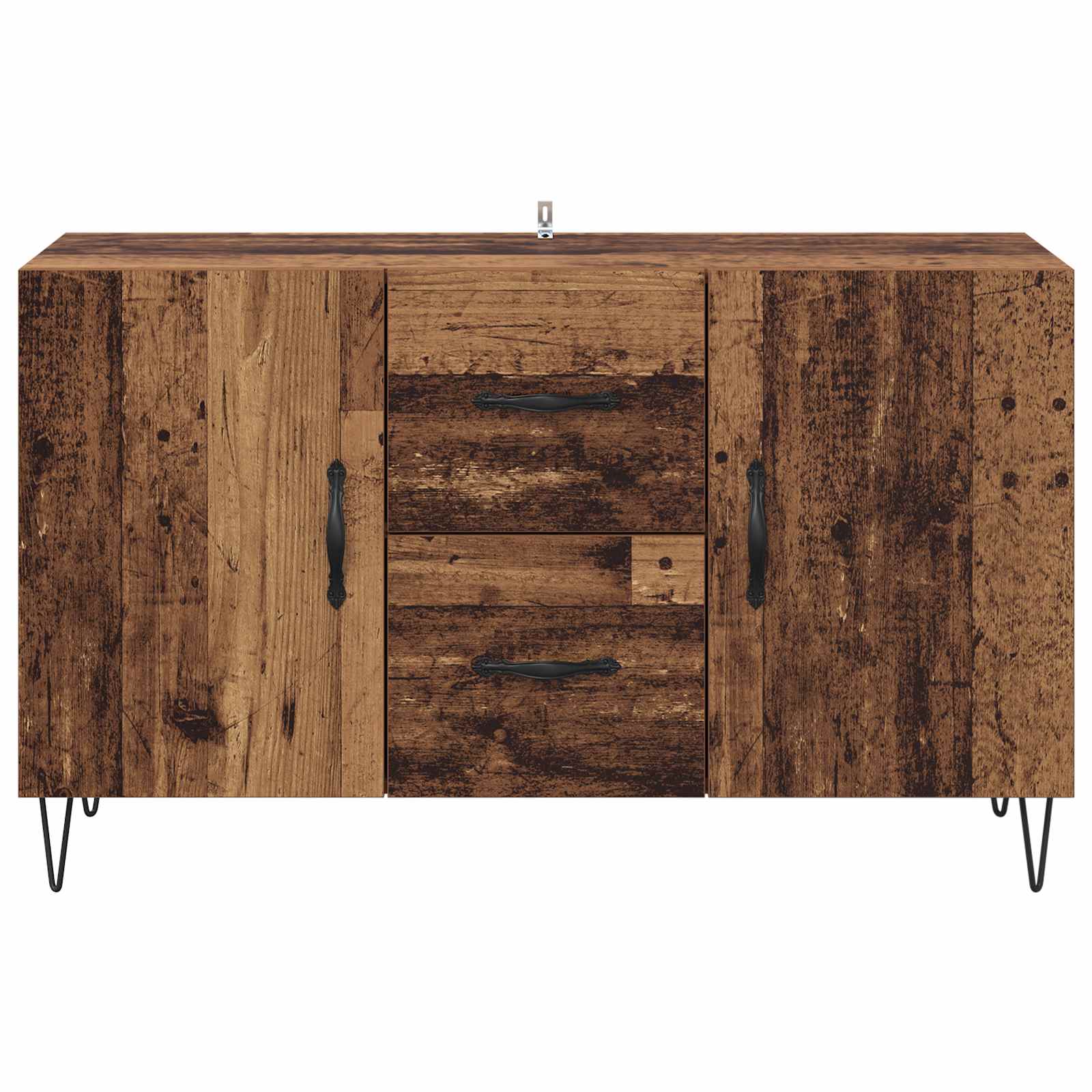 vidaXL Bufet Stare drewno 100 x 36 x 60 cm Materiał drewnopochodny