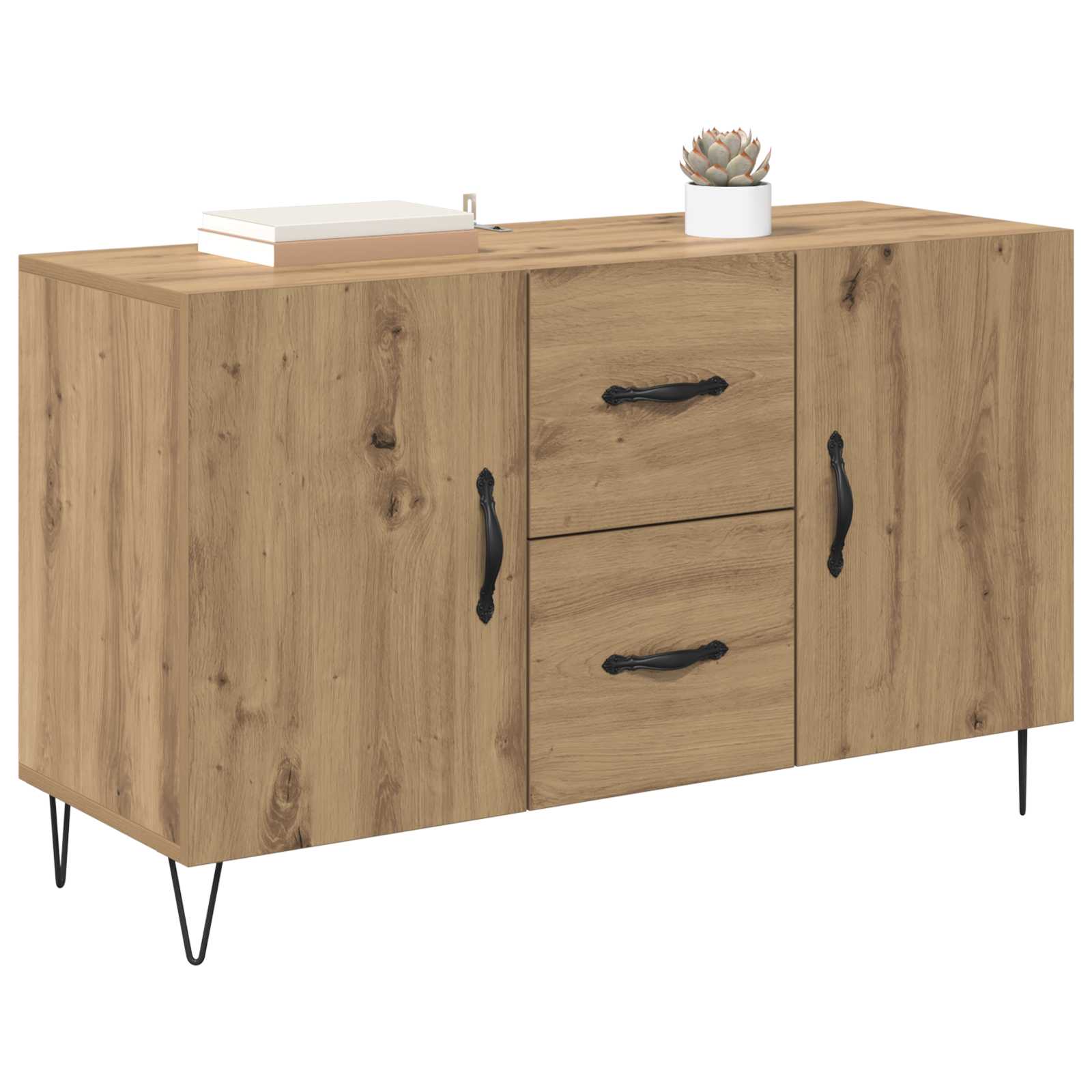vidaXL Bufet z szufladą Dąb rzemieślniczy 100 x 36 x 60 cm