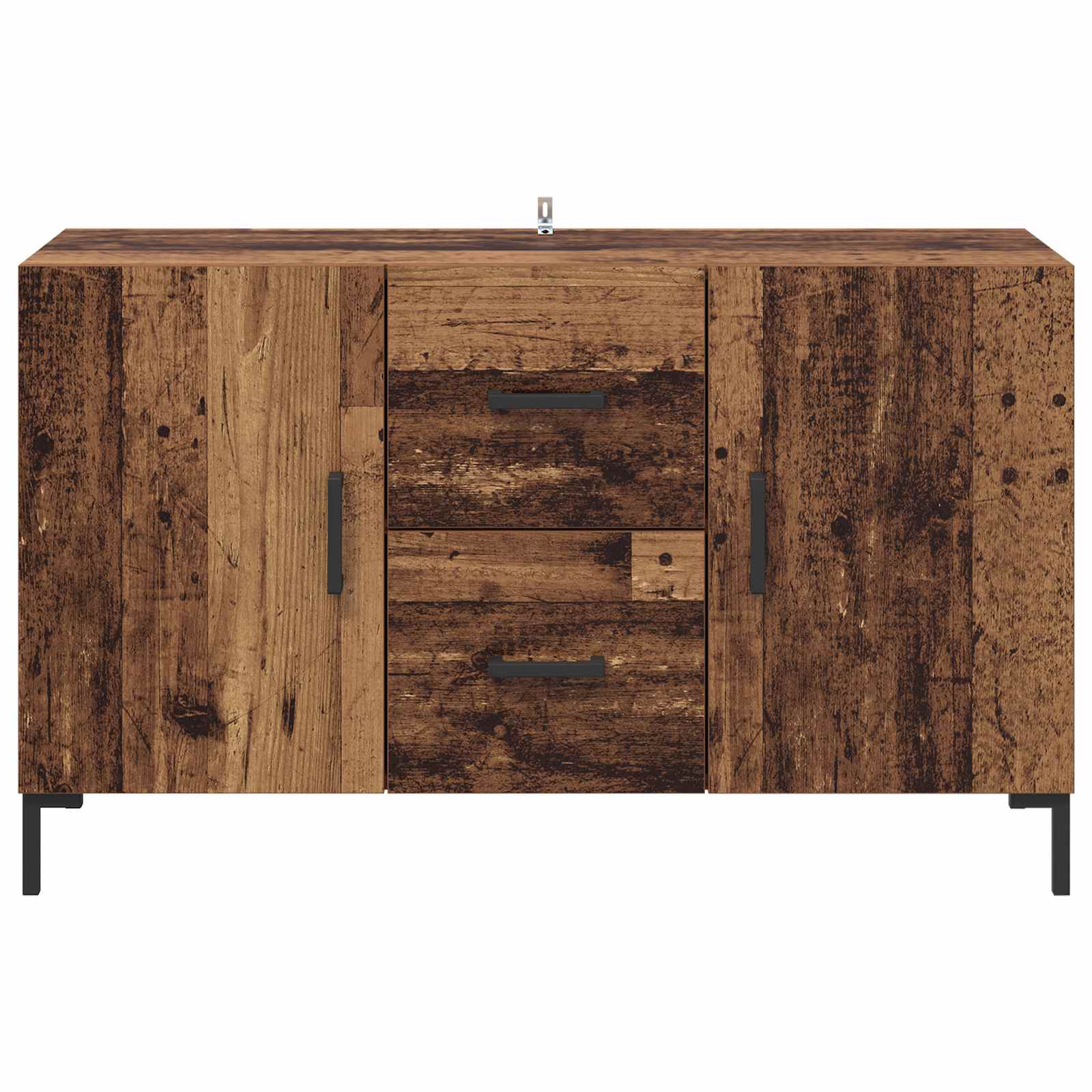 vidaXL Bufet Stare drewno 100 x 36 x 60 cm Materiał drewnopochodny