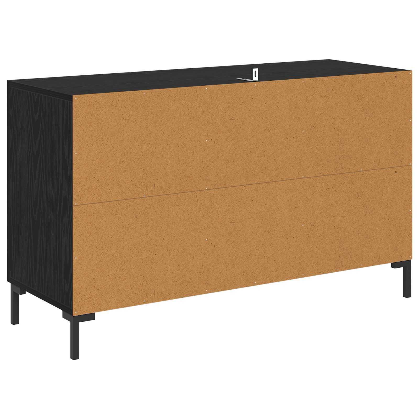vidaXL Bufet Czarny Dąb 100 x 36 x 60 cm Materiał drewnopochodny