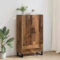 vidaXL Highboard z szufladą Stare drewno 69,5 x 30 x 115 cm