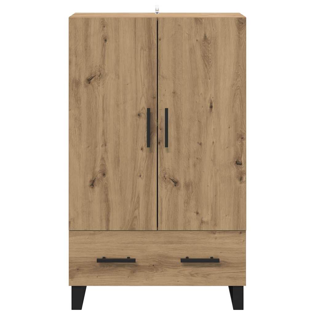 vidaXL Highboard z szufladą Dąb rzemieślniczy 69,5 x 30 x 115 cm