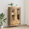 vidaXL Highboard z szufladą Dąb rzemieślniczy 69,5 x 31 x 115 cm